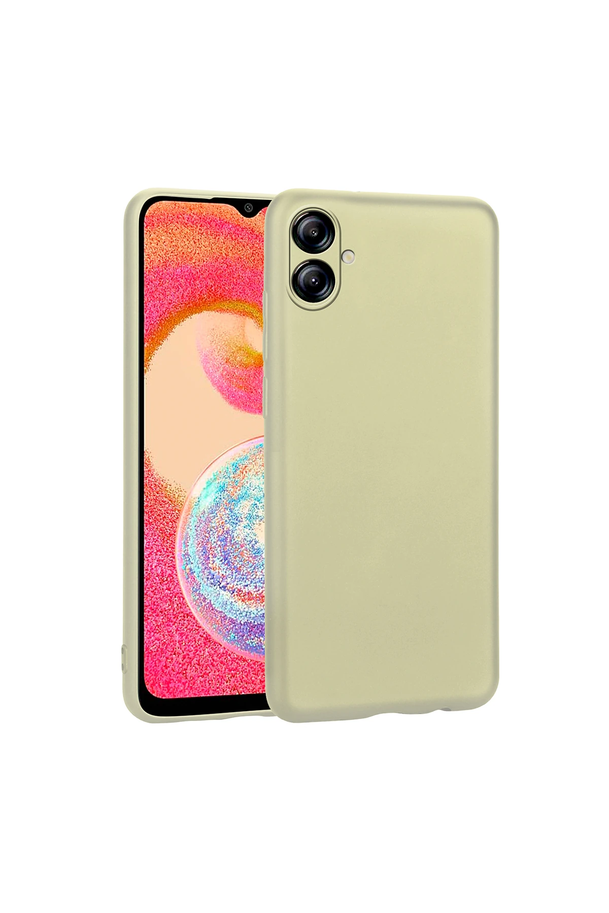 Galaxy A04E Kılıf NXXA Premier Silikon Kapak - Gold