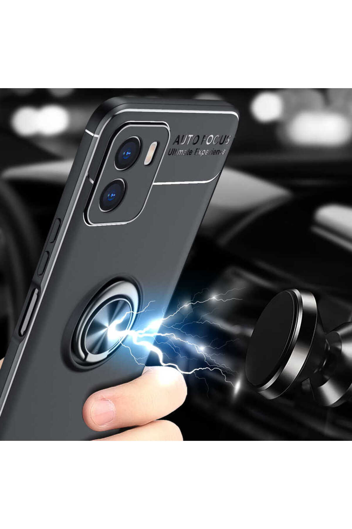 Vivo Y15S Kılıf WNX Ravel Silikon Kapak - Kırmızı