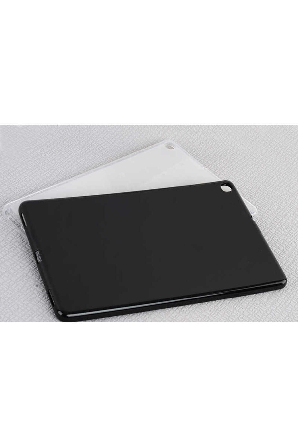 Galaxy Tab A 10.1 (2019) T510 Kılıf Uyumlu SCKS Tablet Süper Silikon Kapak-Siyah