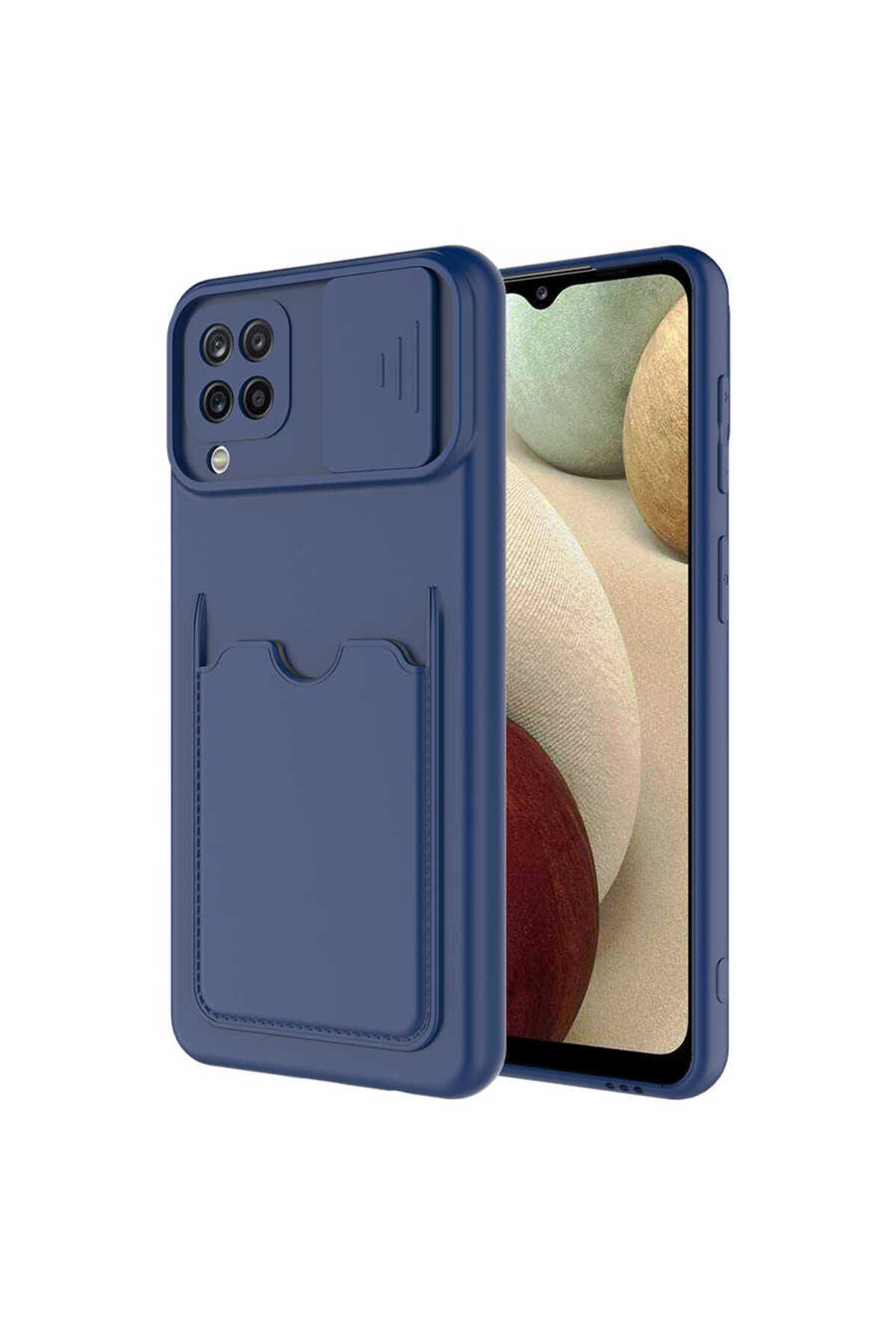 Galaxy M32 Kılıf SYS Kartix Kapak - Lacivert