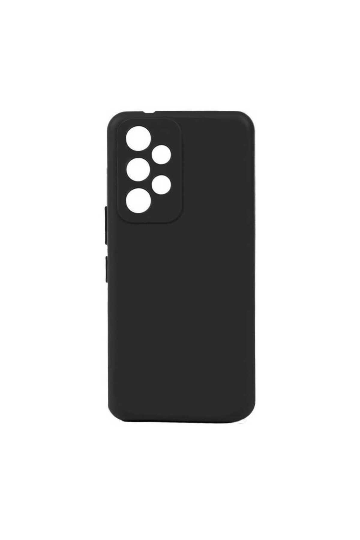 Galaxy A23 Kılıf WNX Biye Silikon - Siyah