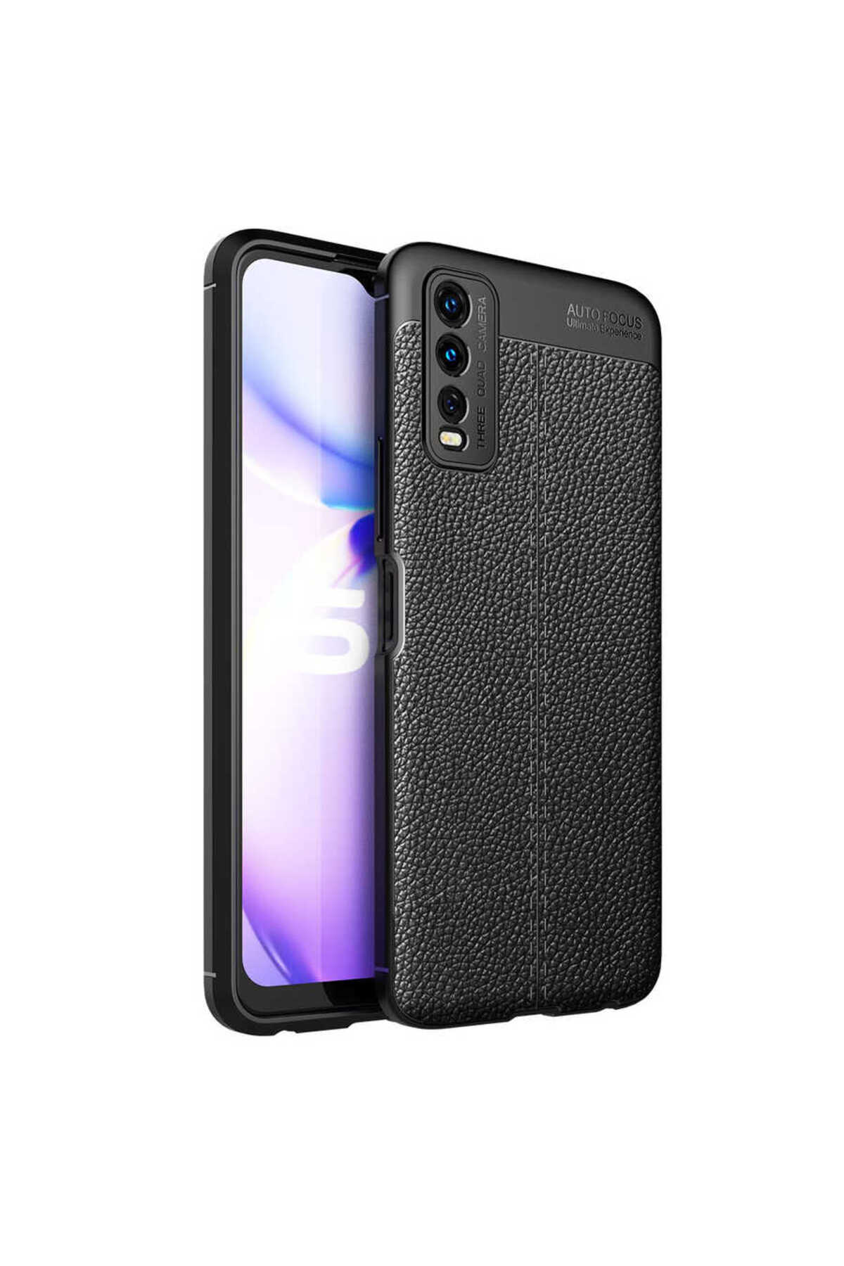 Vivo Y20 Kılıf SYS Niss Silikon Kapak - Kırmızı