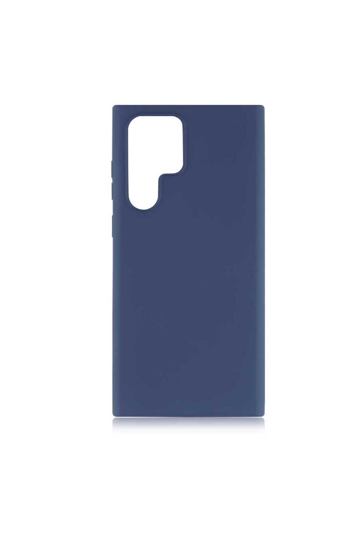 Galaxy S22 Ultra Kılıf MNC Premier Silikon Kapak - Mürdüm