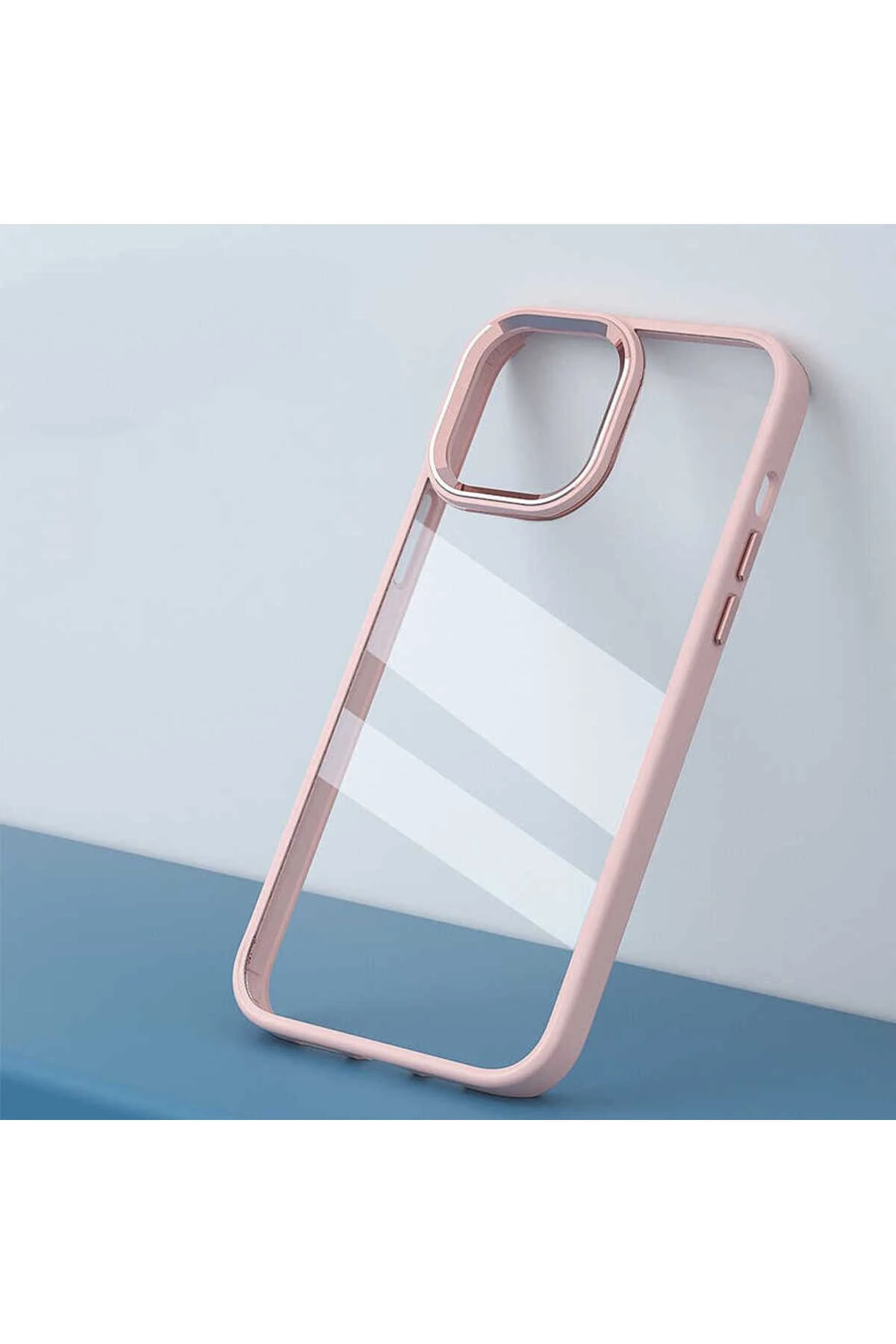 iPhone 14 Pro Uyumlu MKST Krom Kılıf-Derin Mor