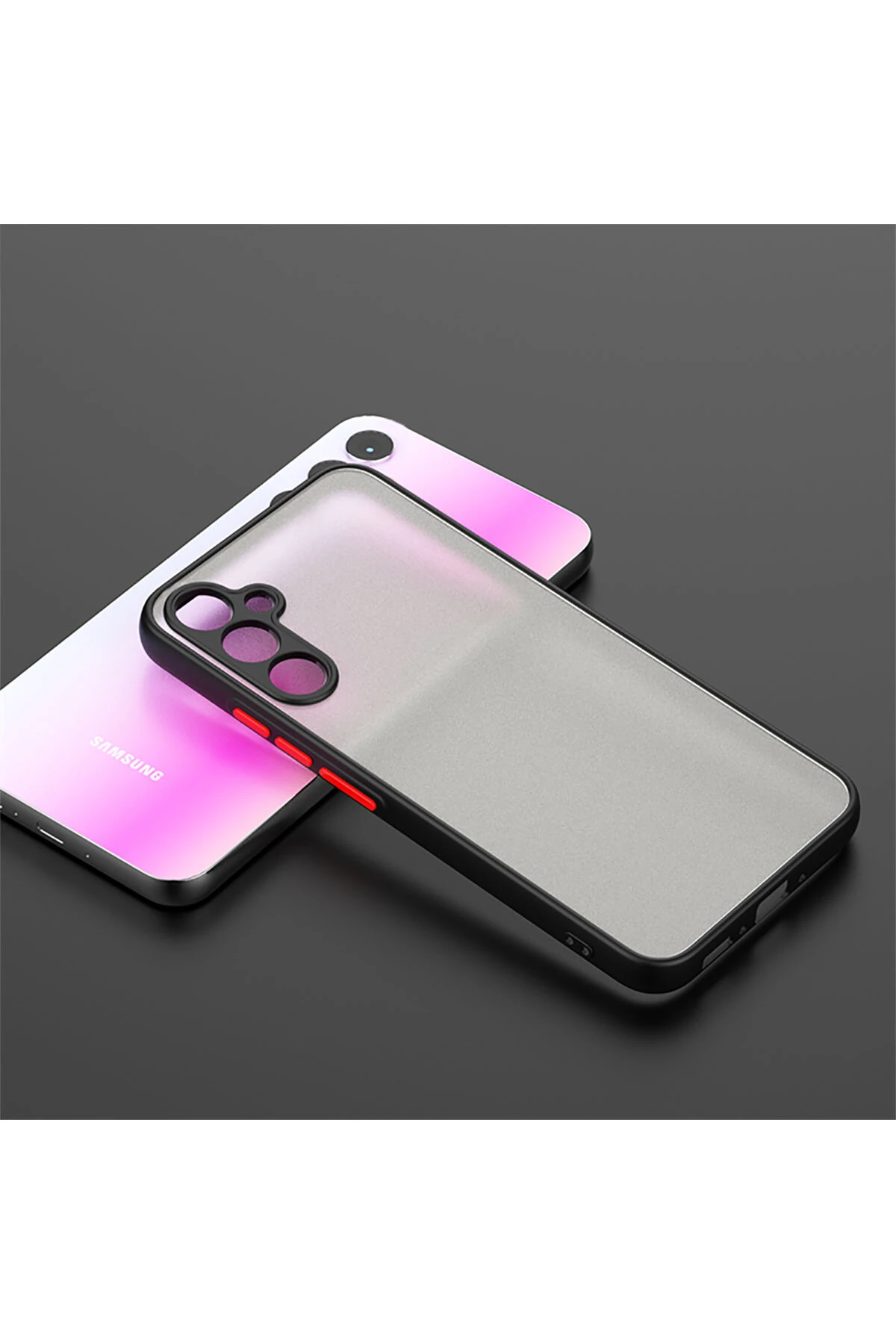 Galaxy A34 Kılıf TKNC Hux Kapak - Lacivert