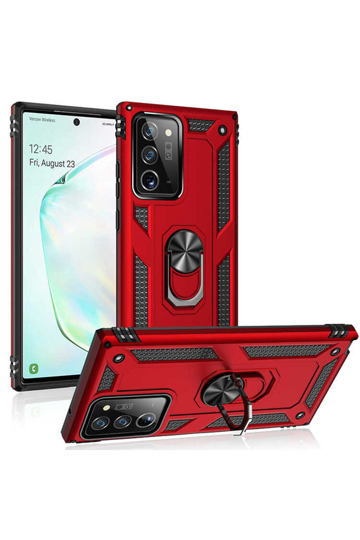 Galaxy Note 20 Ultra Uyumlu TLZN Vega Kılıf-Siyah