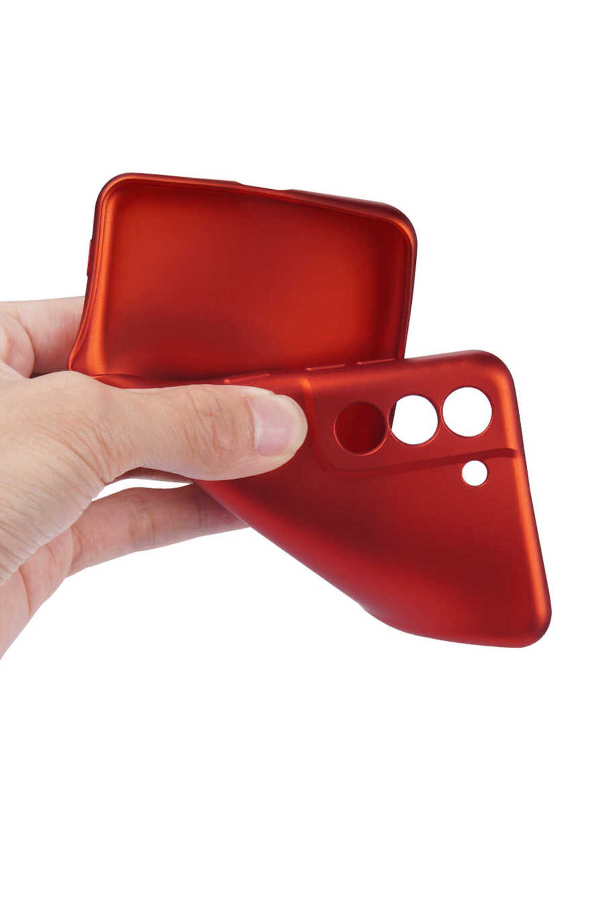 Galaxy S21 FE Kılıf MXSP Premier Silikon Kapak - Mürdüm