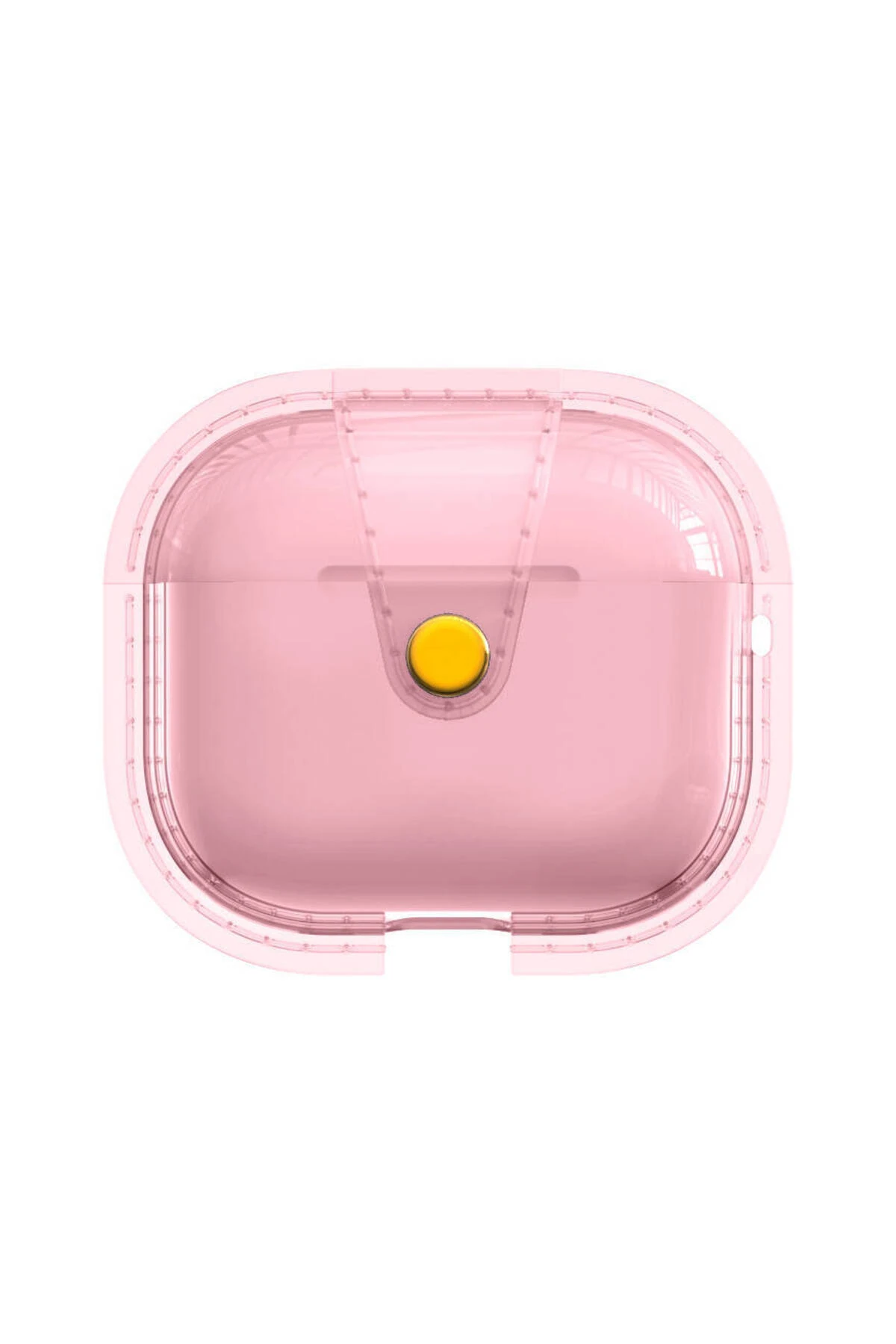 Air-Pods 3. Nesil UCY Airbag 33 Darbelere Karşı Dayanıklı Magnetik Kılıf-Pembe