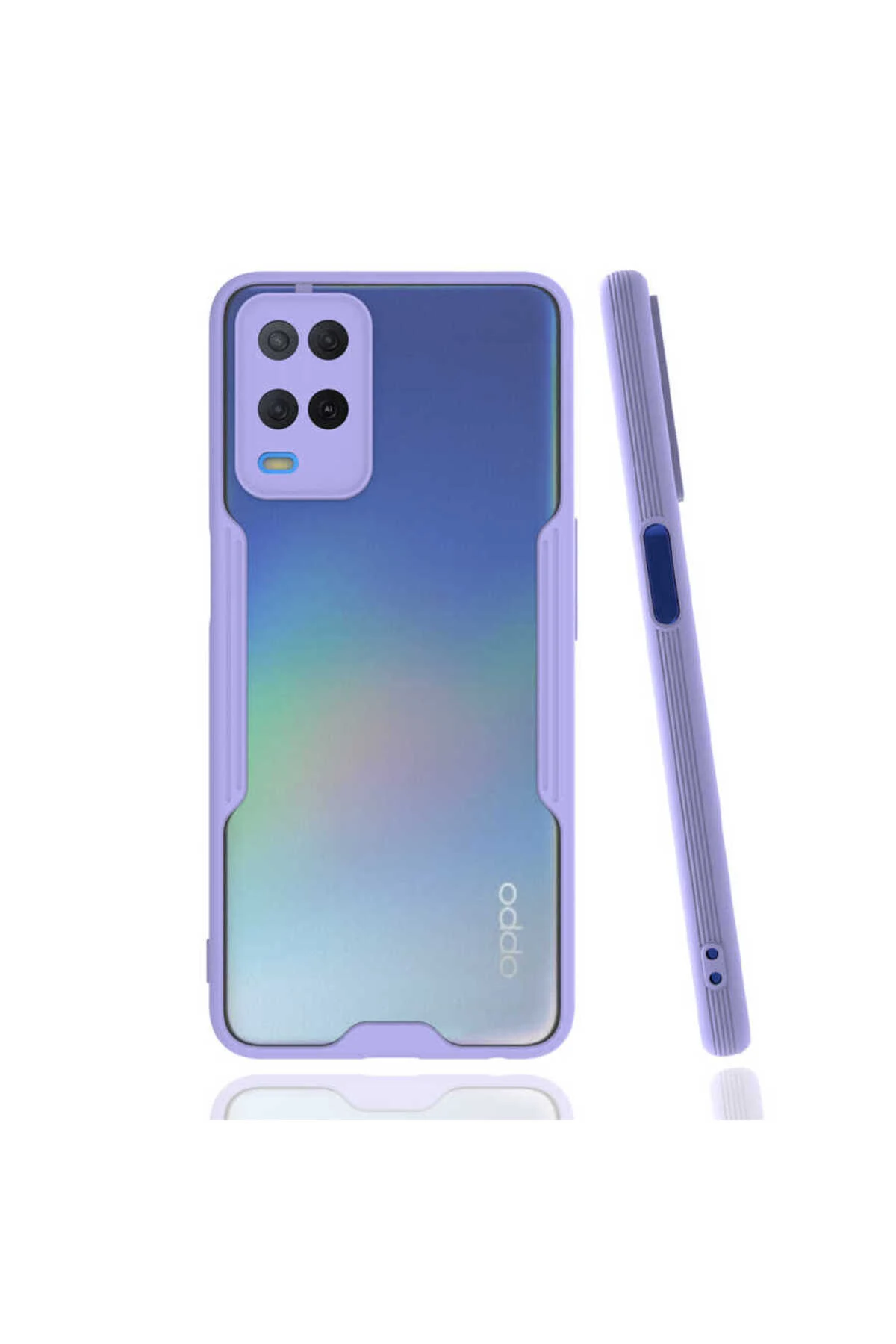 A54 4G Kılıf N7TH Parfe Kapak - Lacivert