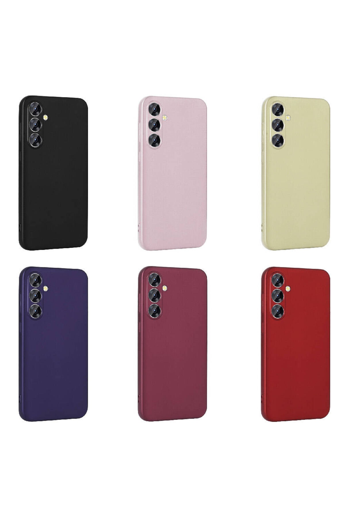 Galaxy S24 Plus Uyumlu Premier Silikon Kılıf-Mürdüm