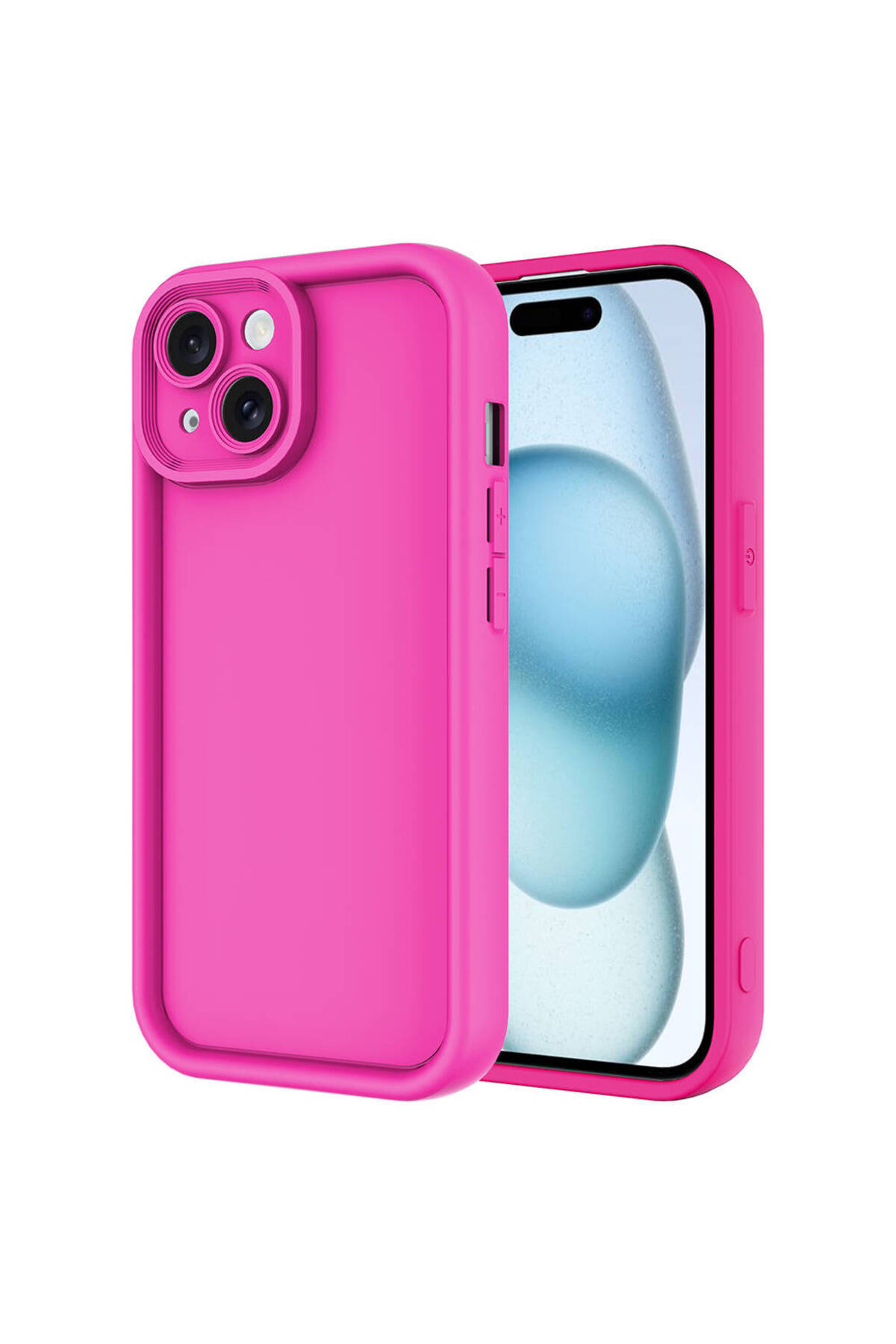 iPhone 13 Kılıf Kamera Korumalı WNX Ananas Kapak - Kahverengi