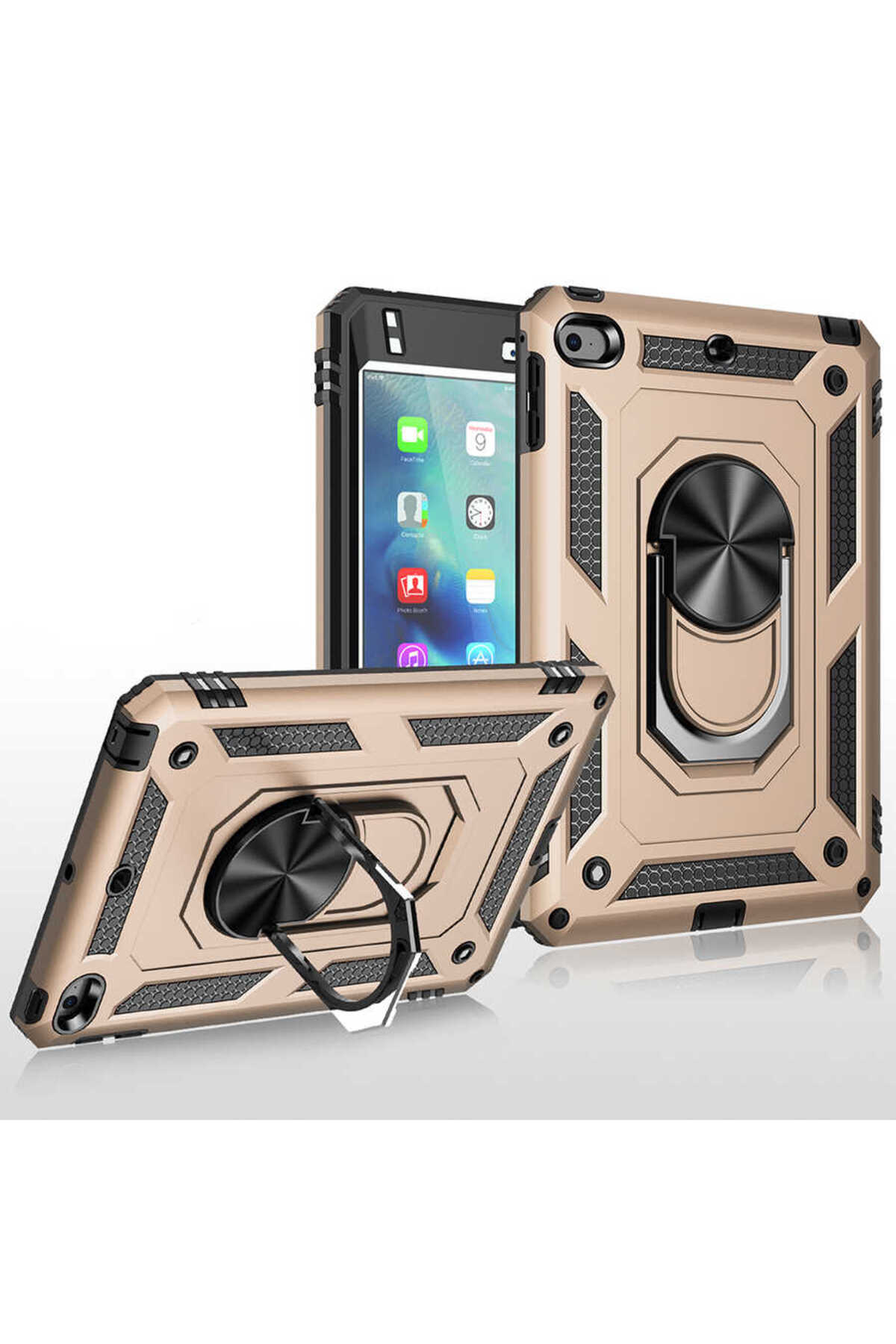 iPad Mini 4. Nesil - Uyumlu Uyumlu SYS Tablet Vega Kapak-Siyah