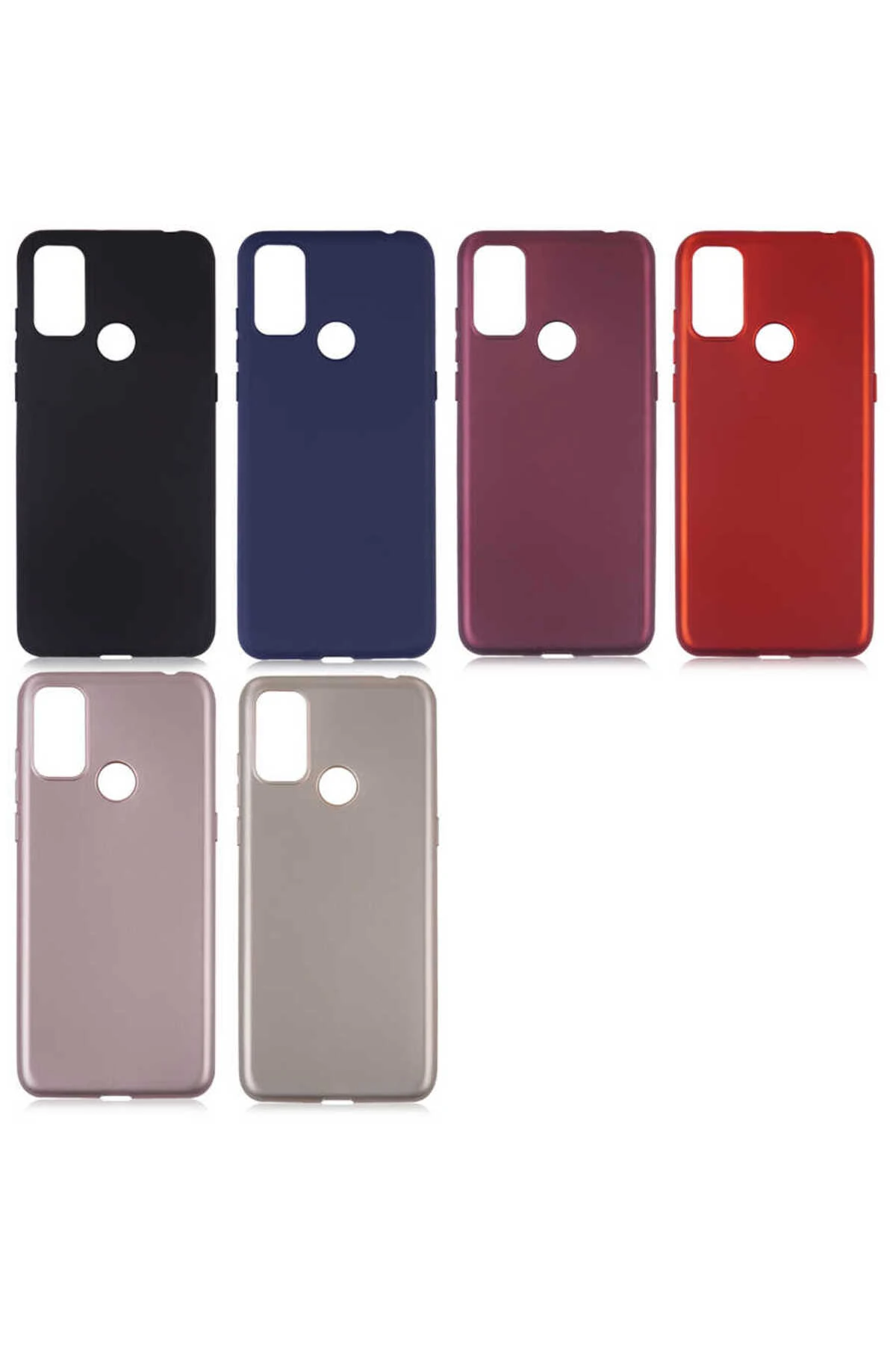 Alcatel 1S 2021 Kılıf UCY Premier Silikon Kapak - Siyah