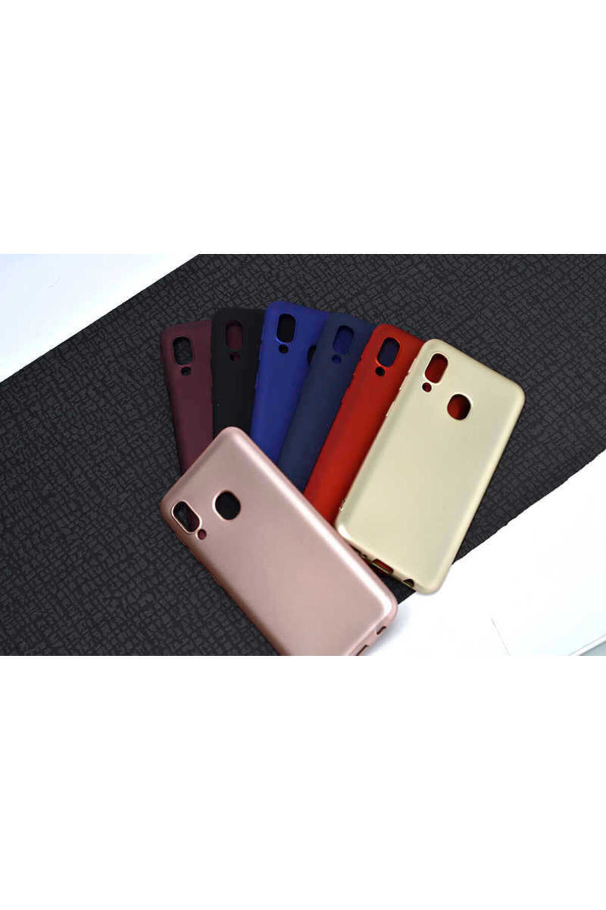 Galaxy A40 Kılıf Premier Silikon Kapak - Gold