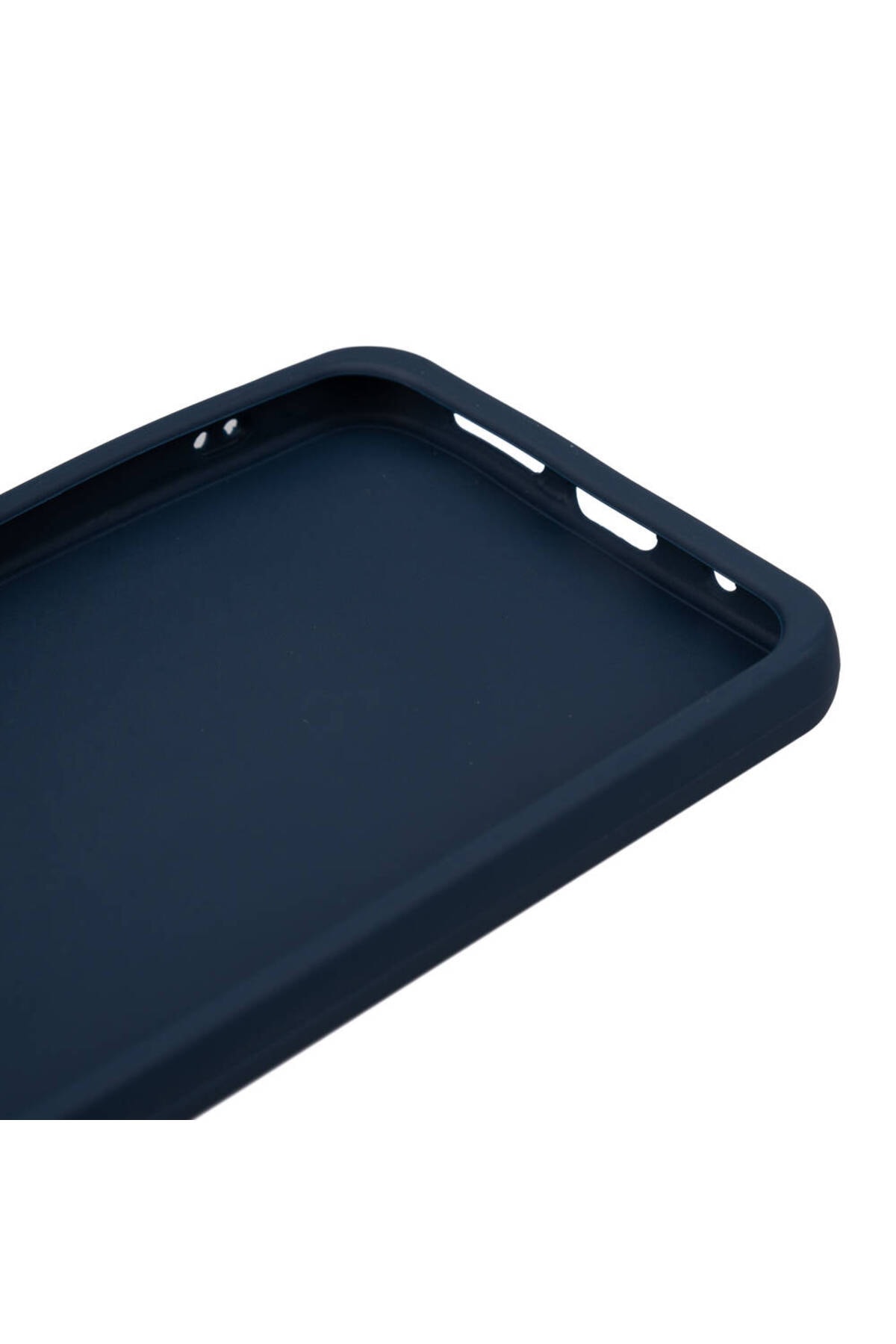 Redmi 13 4G Kılıf MKST Biye Silikon - Siyah