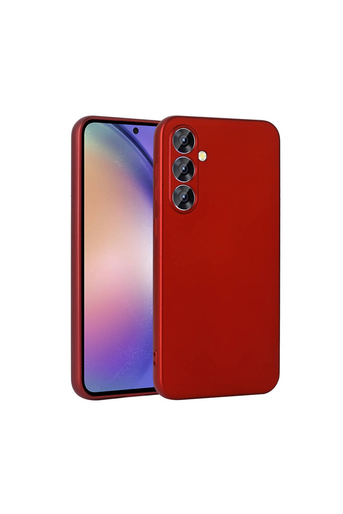 Galaxy A55 Kılıf TKNC Premier Silikon Kapak - Gold