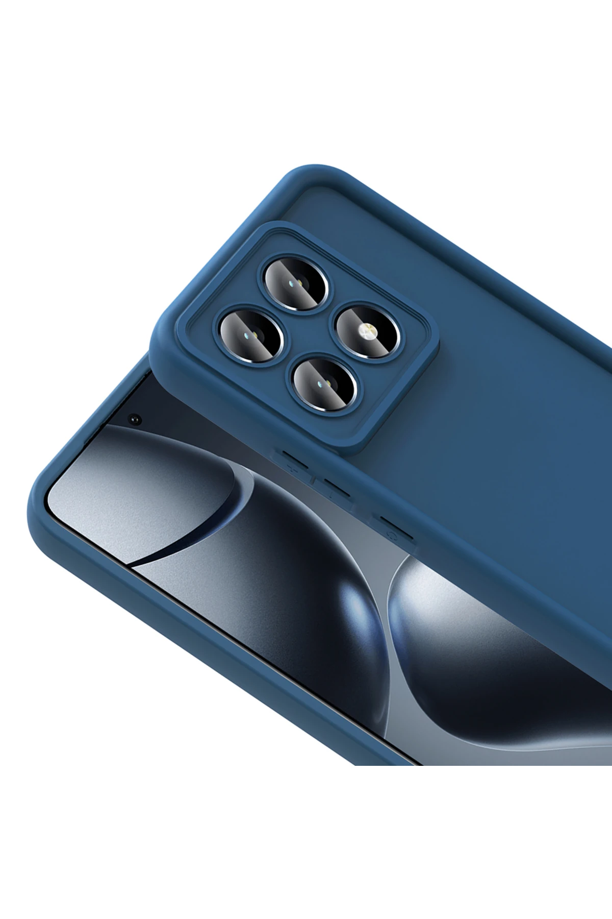 14T Kılıf Kamera Korumalı NXXA Ananas Kapak - Siyah