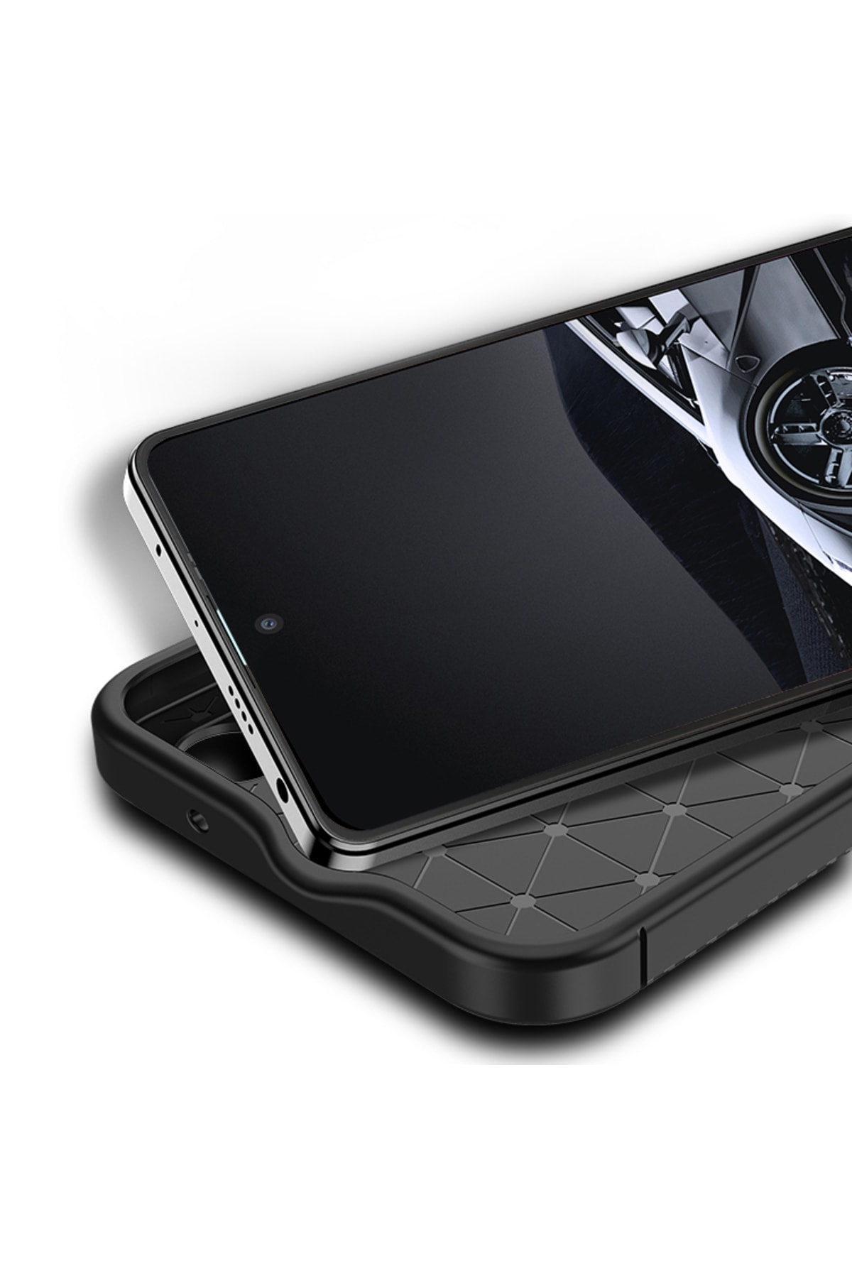 Redmi Note 12 5G Kılıf TKNC Negro Silikon Kapak - Lacivert
