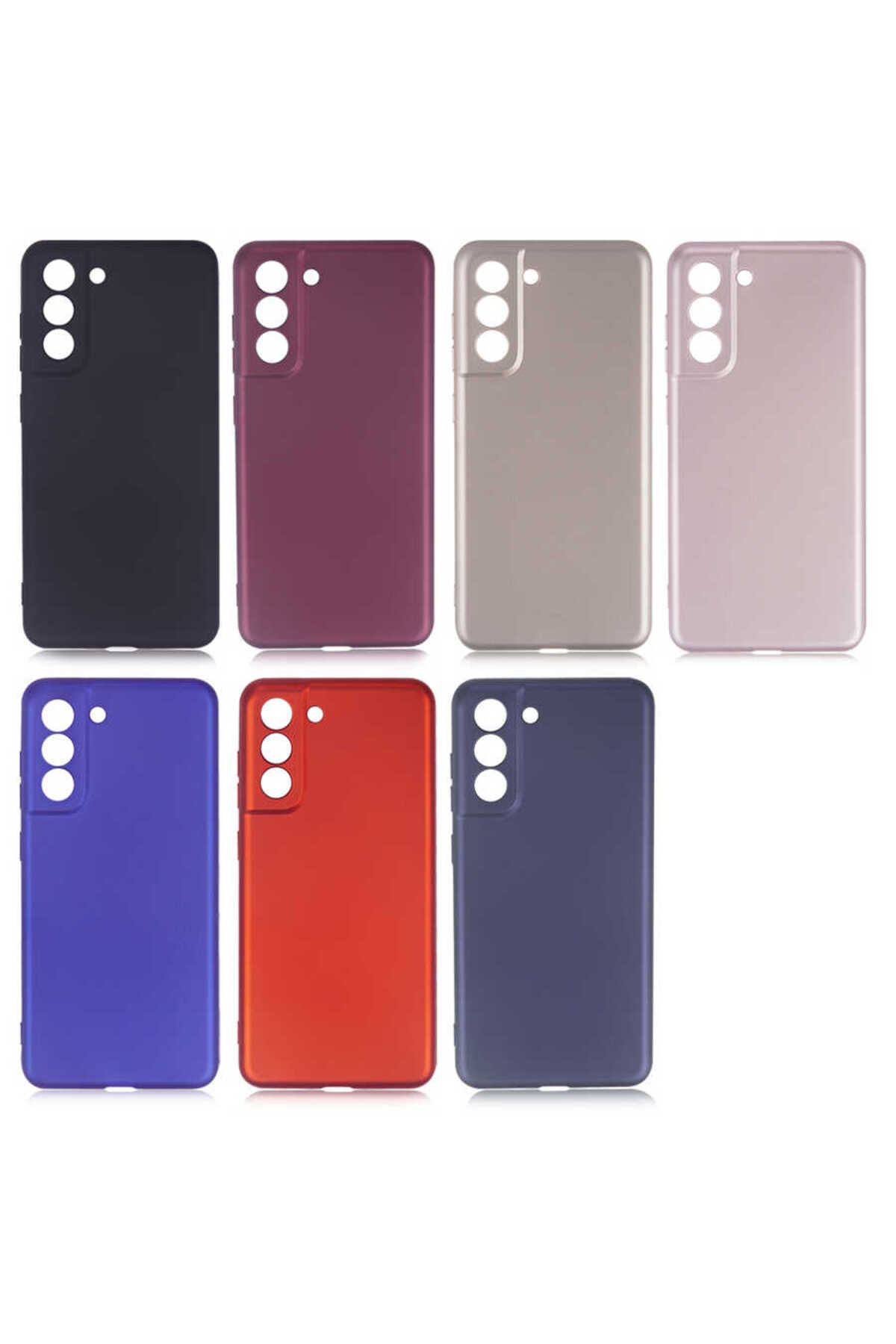 Galaxy S21 FE Kılıf MXSP Premier Silikon Kapak - Mürdüm