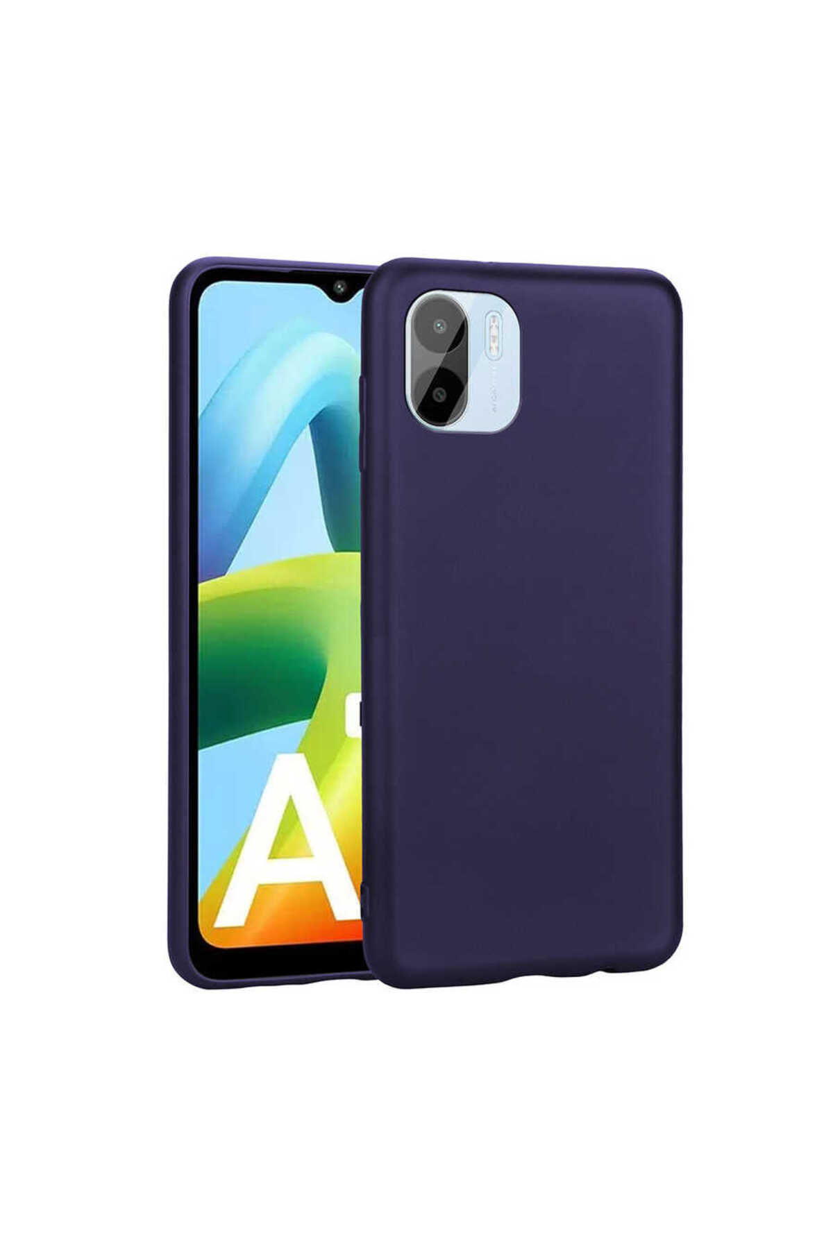 Redmi A1 Kılıf BTBM Premier Silikon Kapak - Lacivert