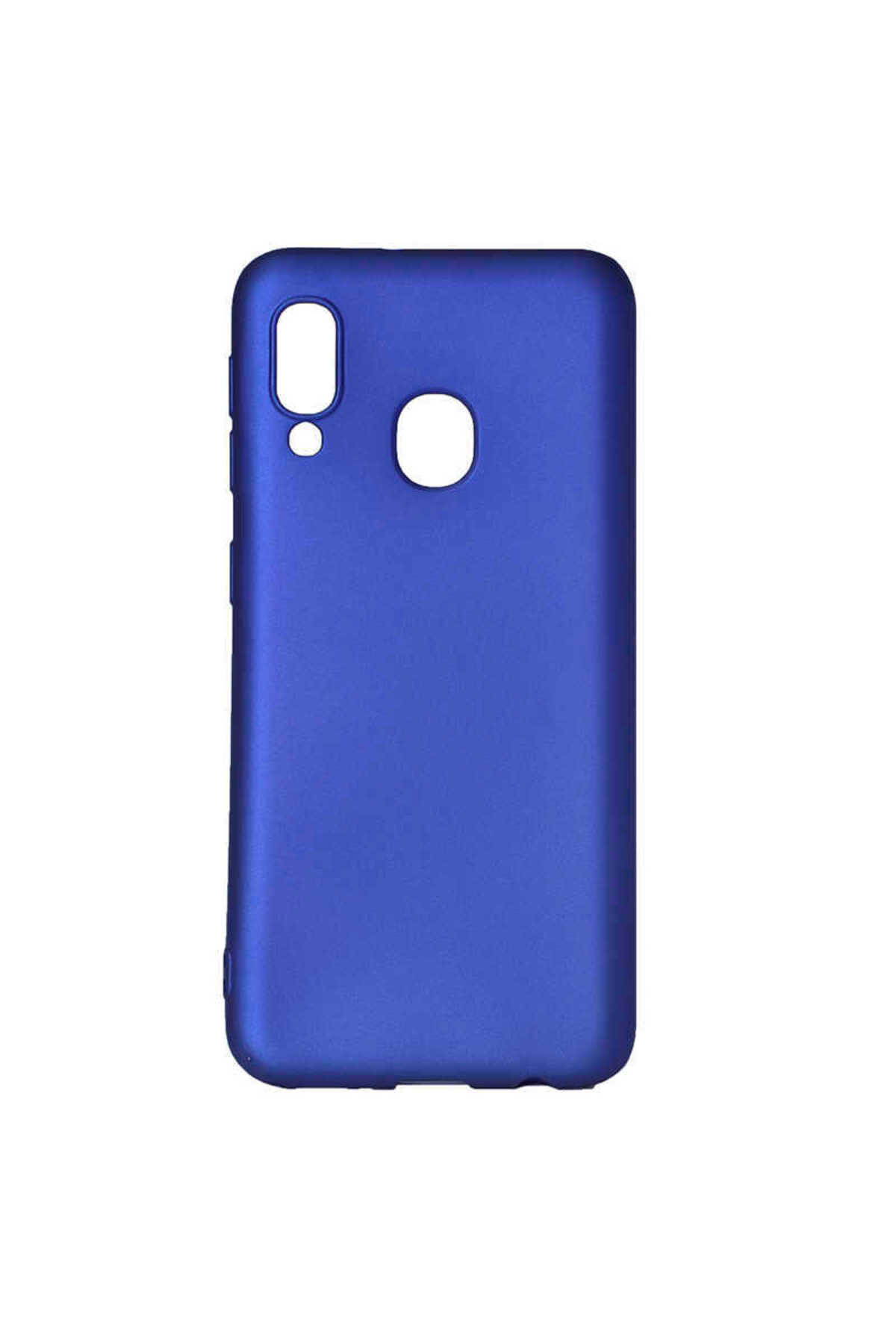 Galaxy A40 Kılıf GCMP Premier Silikon Kapak - Saks Mavi