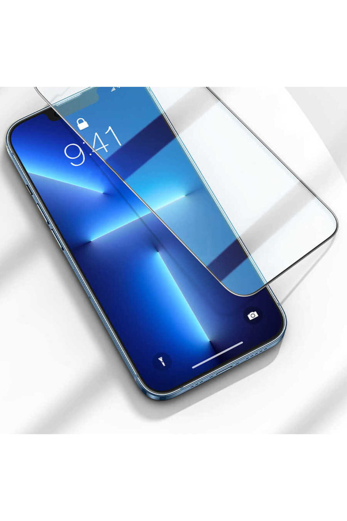 iPhone 15 Pro Max Uyumlu Davin 5D Cam OMSY Ekran Koruyucu