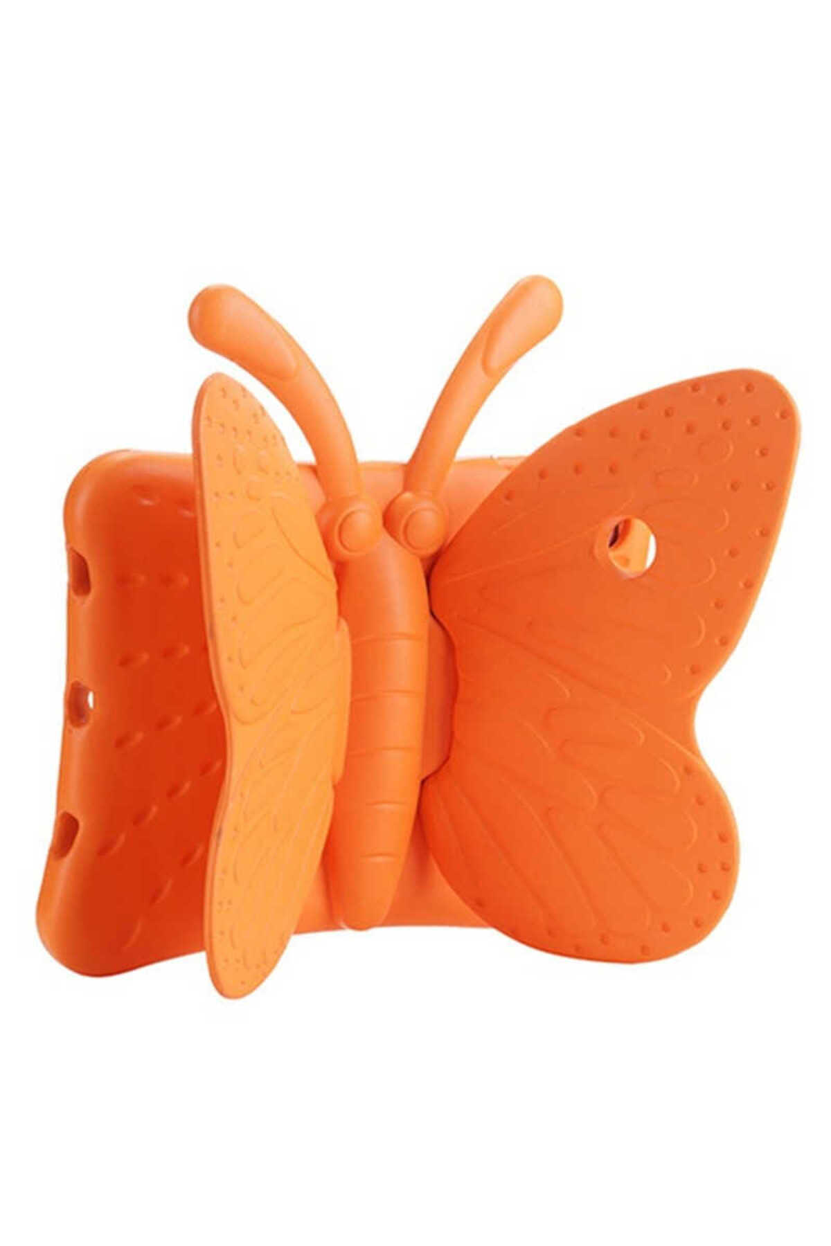 iPad 10.2 2021 (9.Nesil) Uyumlu JOEC Butterfly Standlı Tablet Kılıf-Turuncu