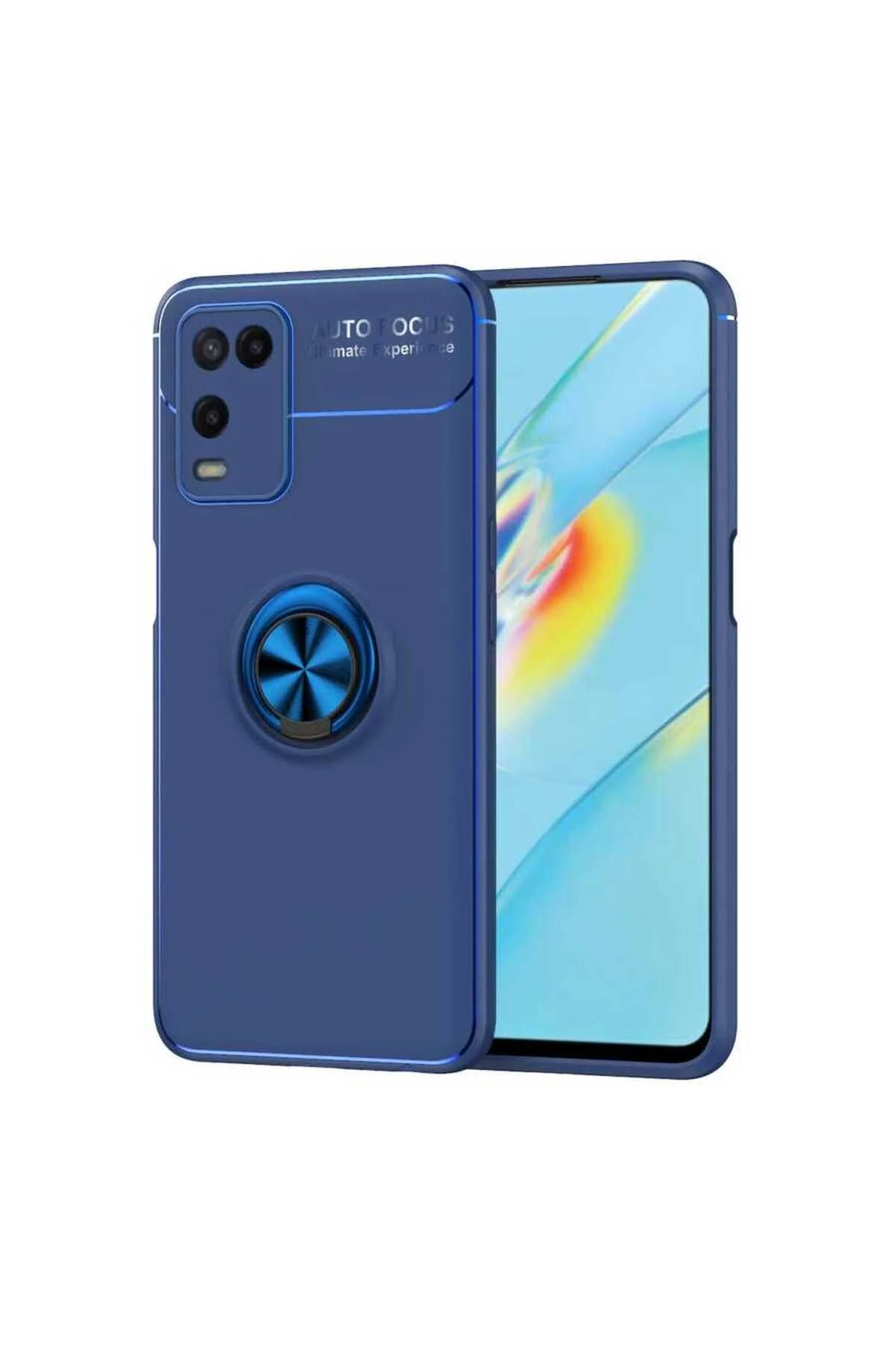 A54 4G Kılıf N7TH Ravel Silikon Kapak - Siyah-Kırmızı