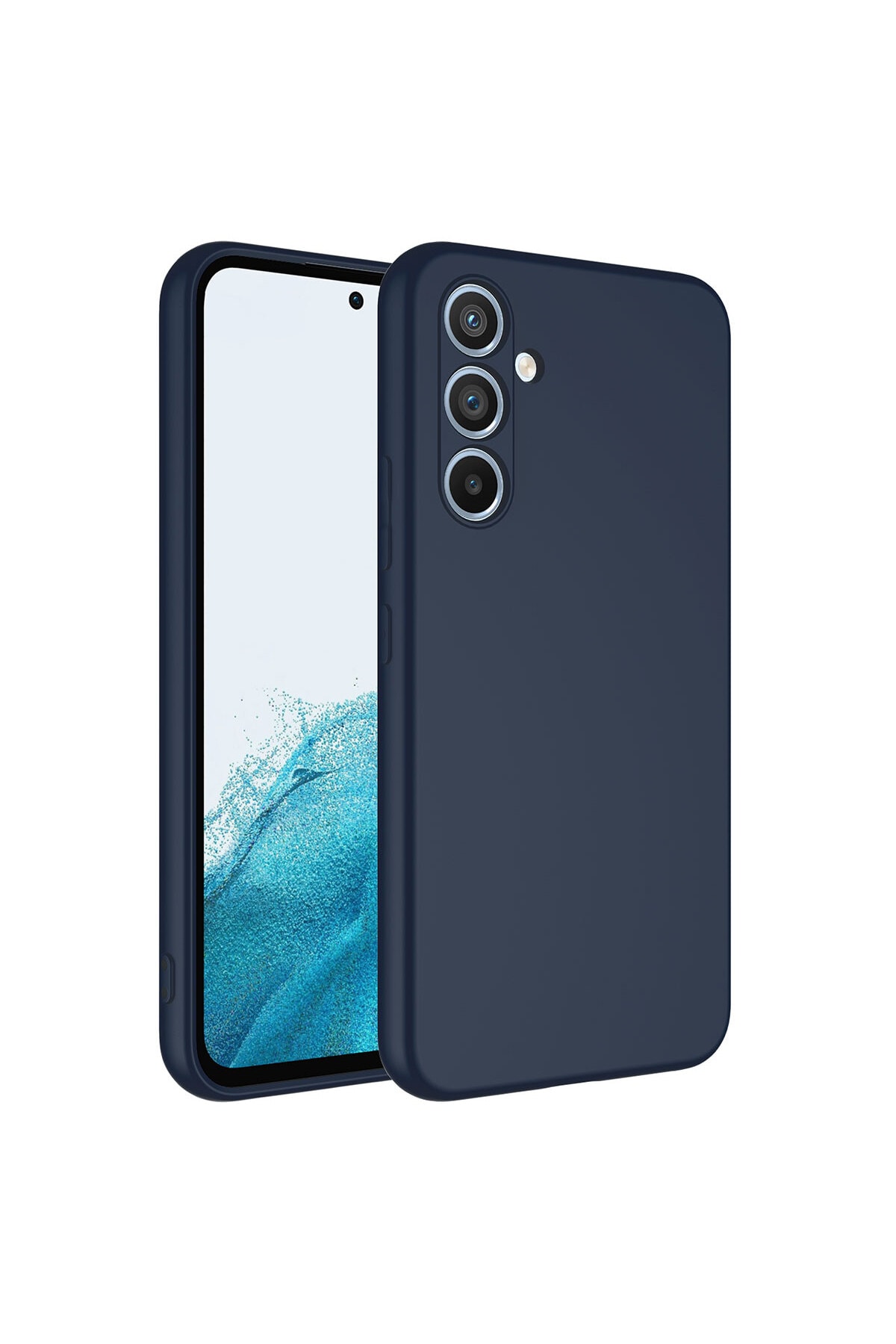 Galaxy A24 Kılıf ECRZ Mara Lansman Kapak - Lacivert