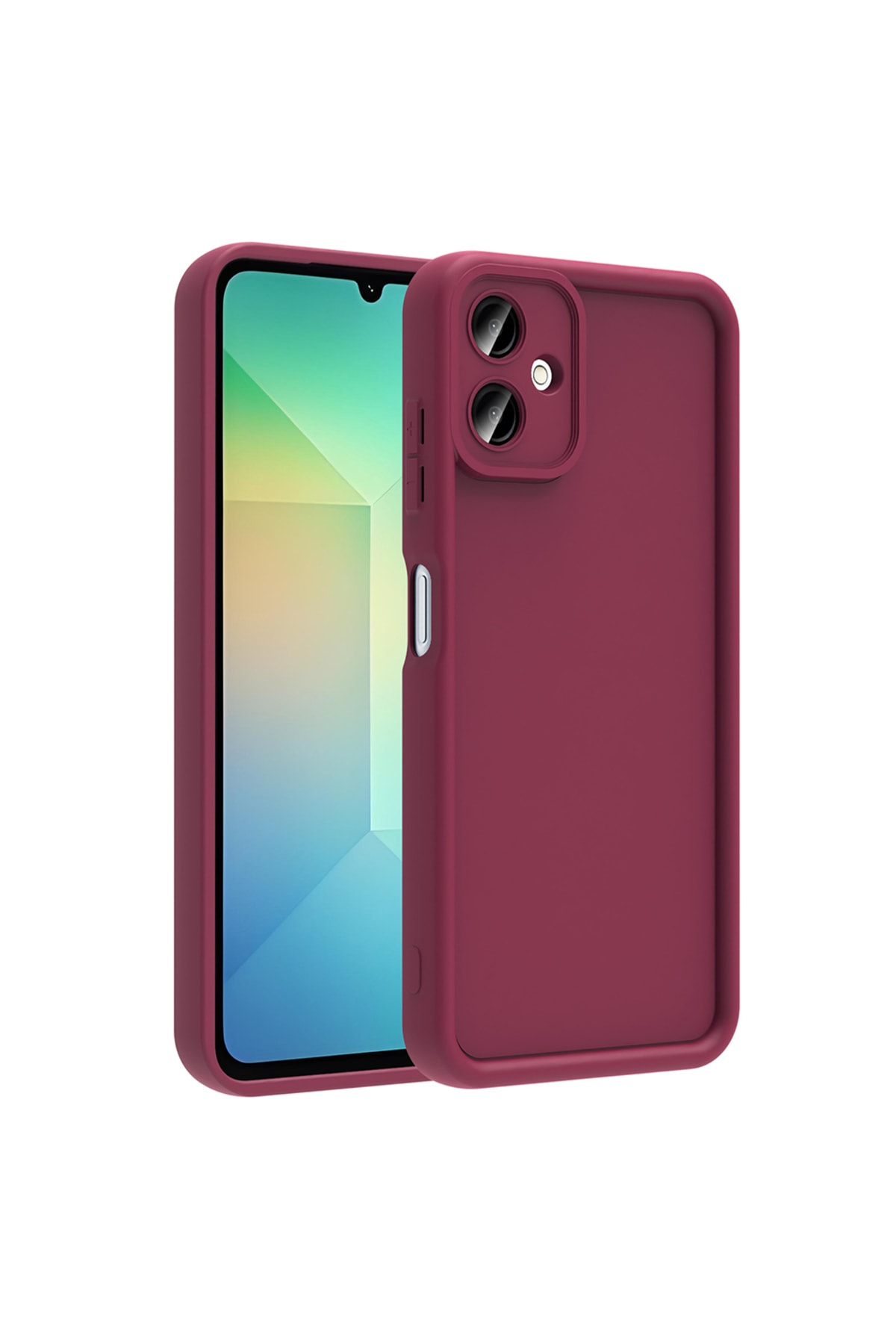 Galaxy A06 Kılıf Kamera Korumalı KHYR Ananas Kapak - Mürdüm
