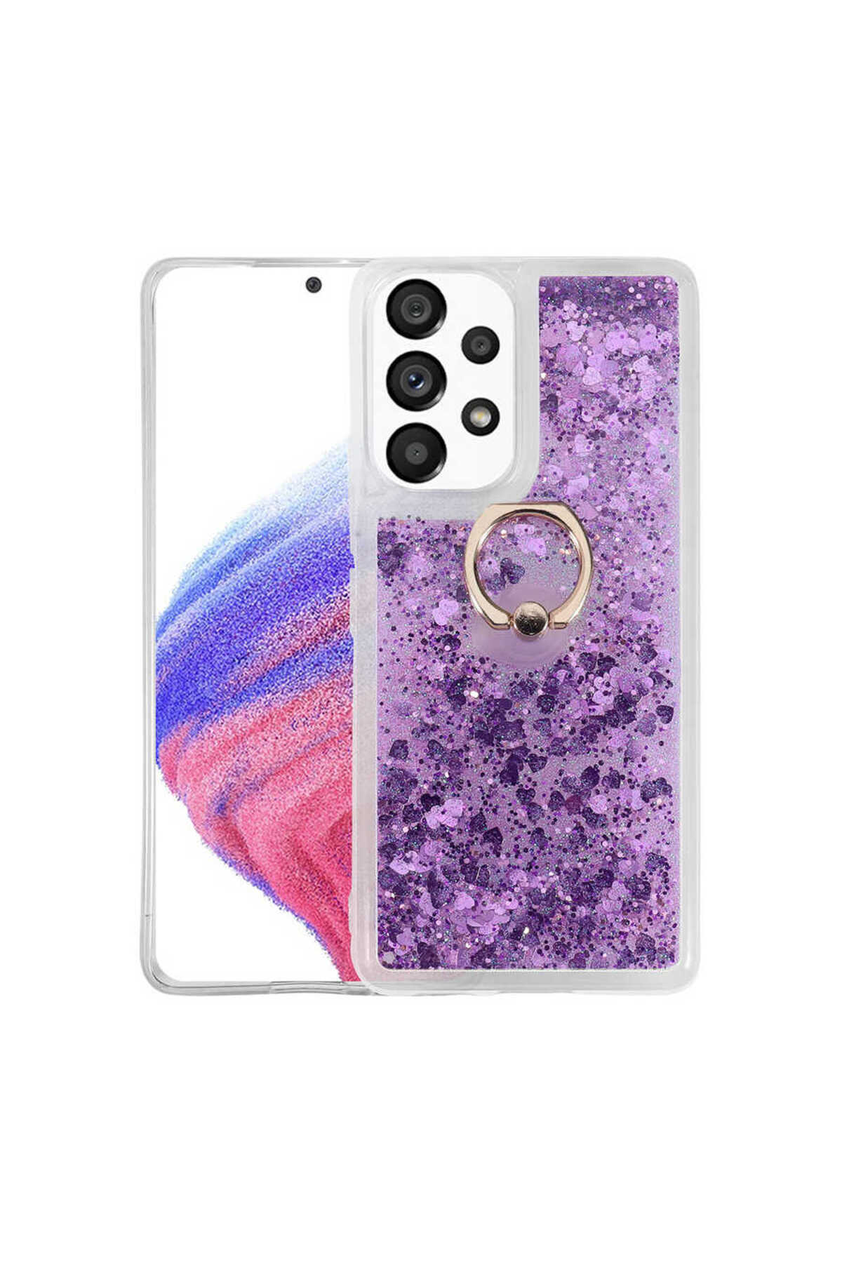 Galaxy A33 5G Kılıf ECRZ Milce Kapak - Mor