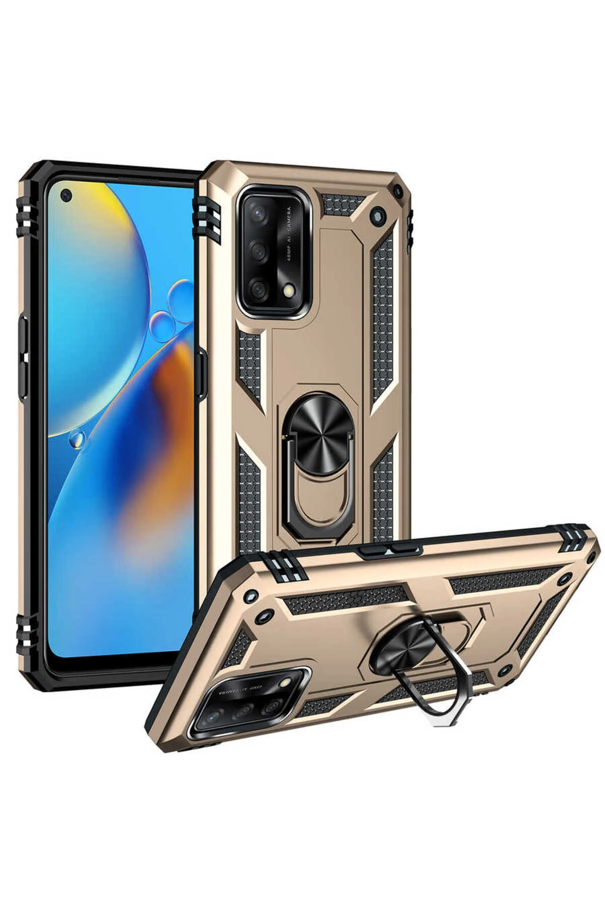 A74 4G Kılıf TYGO Vega Kapak - Gold