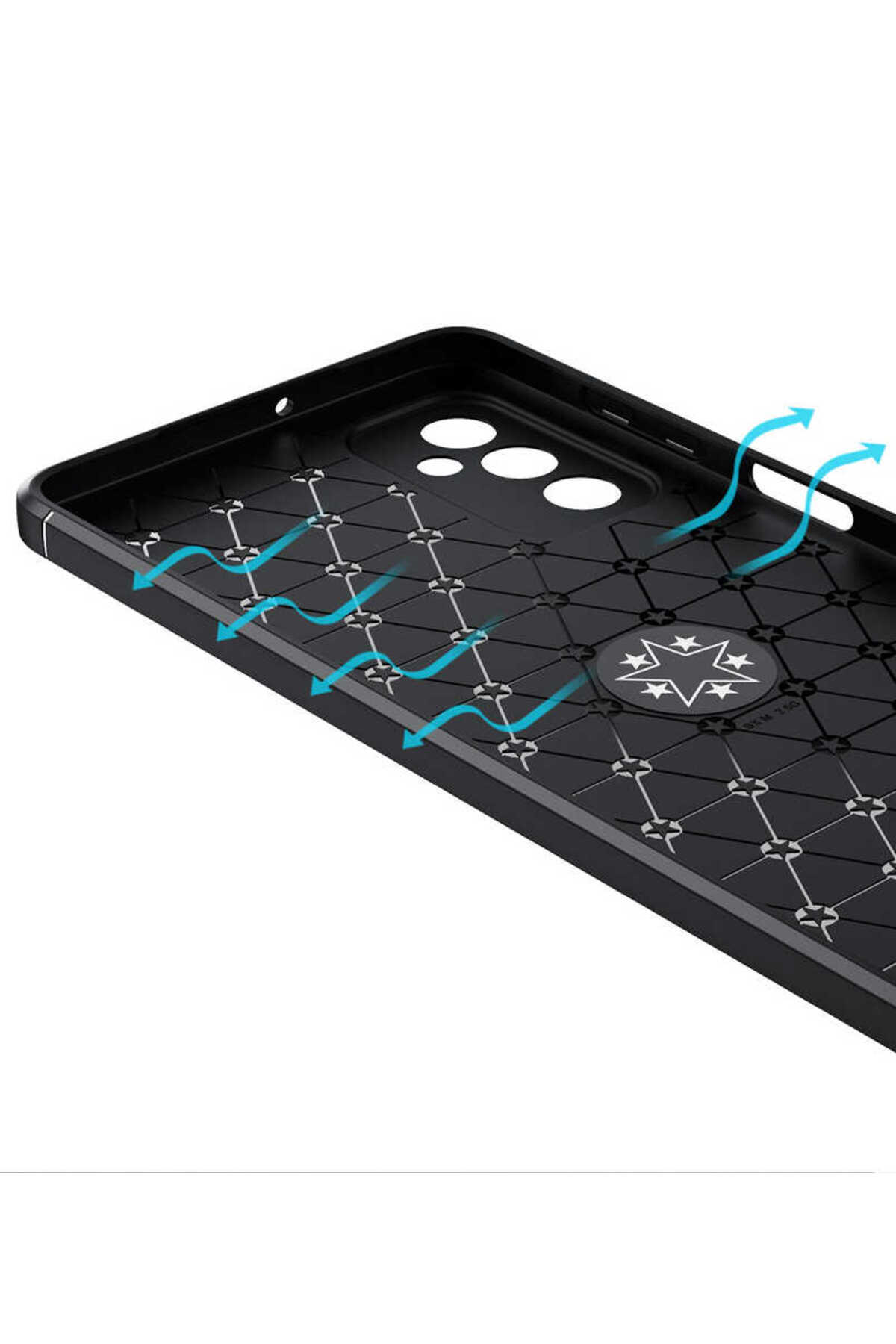 Galaxy M52 Kılıf ECRZ Niss Silikon Kapak - Lacivert