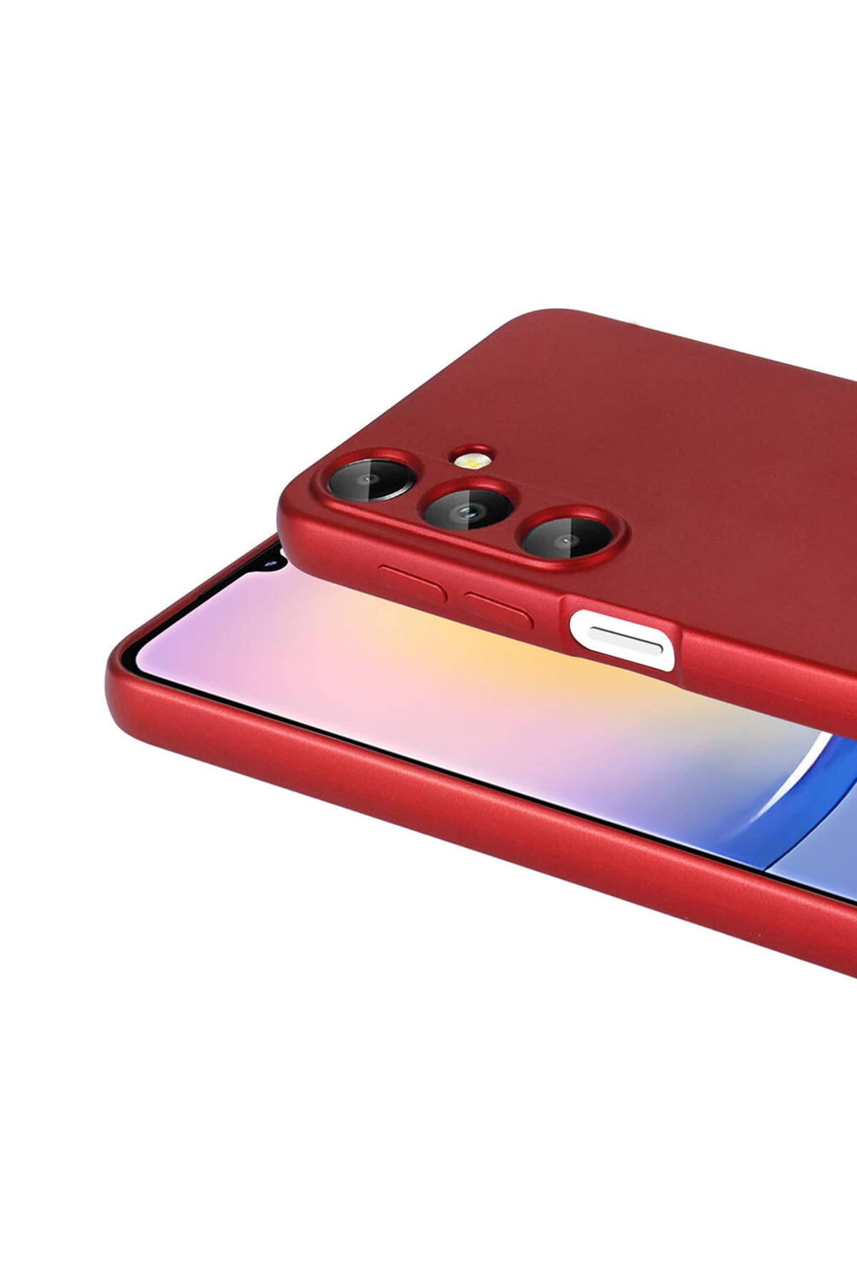 Galaxy A25 Kılıf MKST Premier Silikon Kapak - Rose Gold