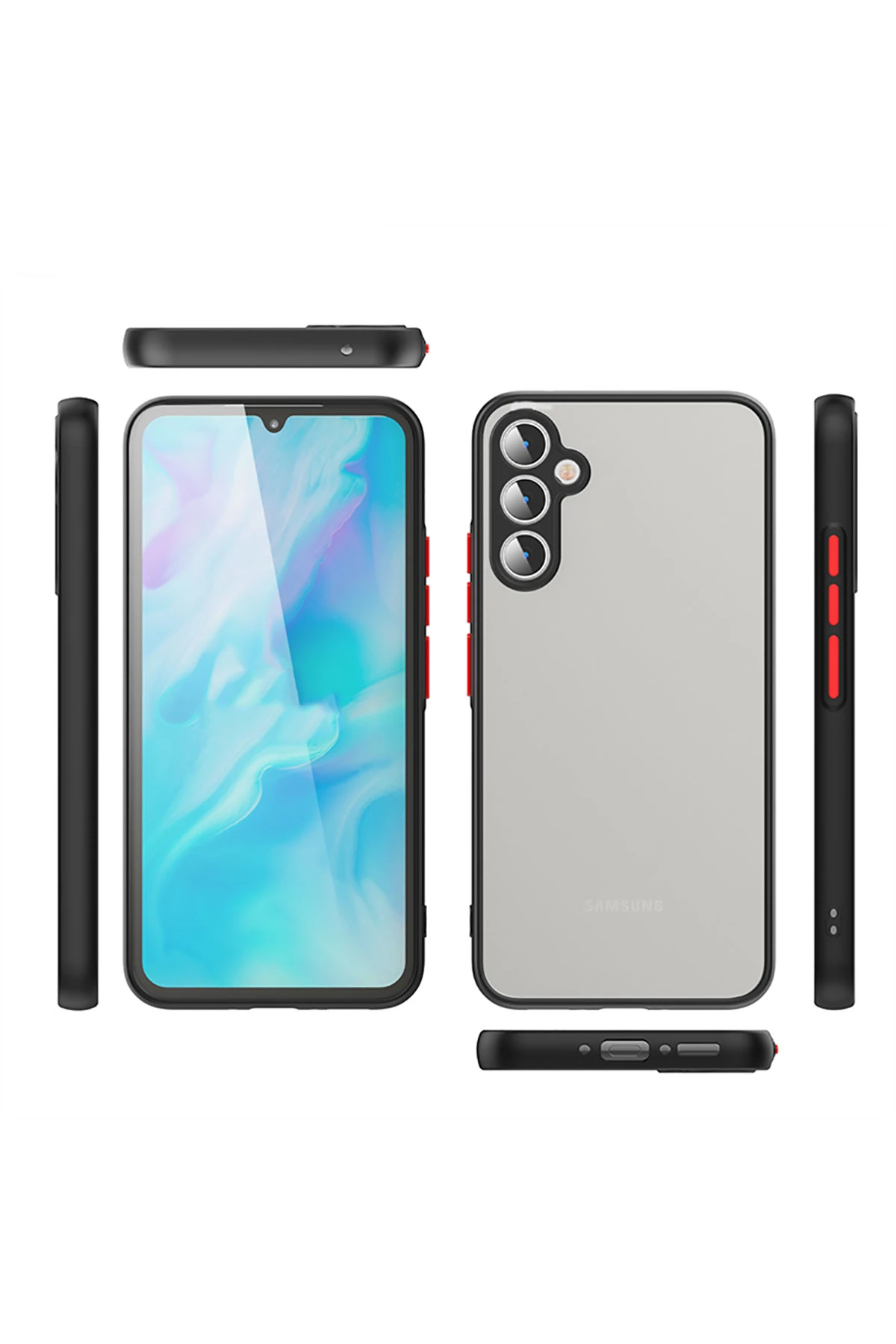 Galaxy A34 Kılıf TKNC Hux Kapak - Lacivert