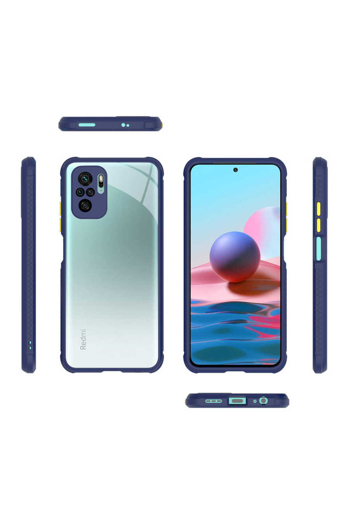Redmi Note 10S Kılıf GLLP Kaff Kapak - Mor