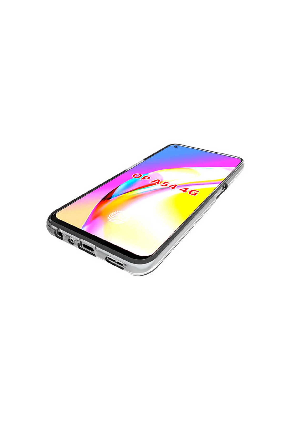 A54 4G Kılıf MYST Süper Silikon Kapak - Renksiz