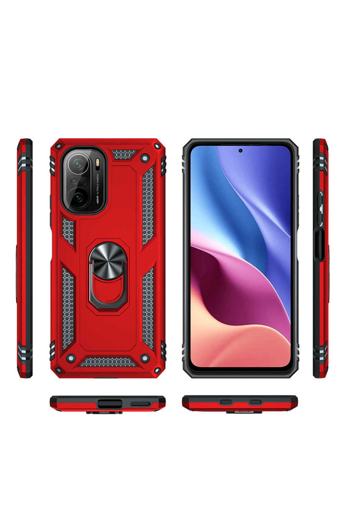 Poco F3 Kılıf TKNC Vega Kapak - Rose Gold
