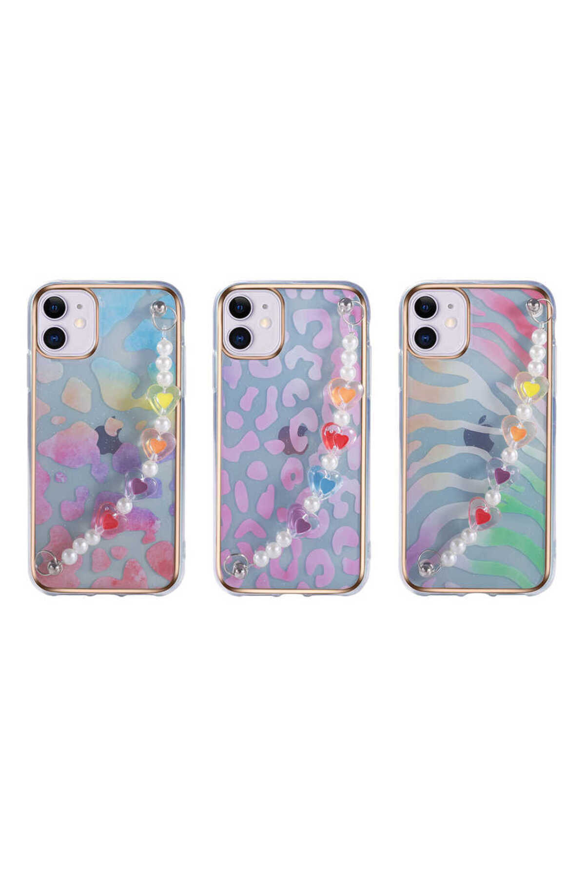iPhone 12 Uyumlu HZRV Pilla Kılıf-Colorful