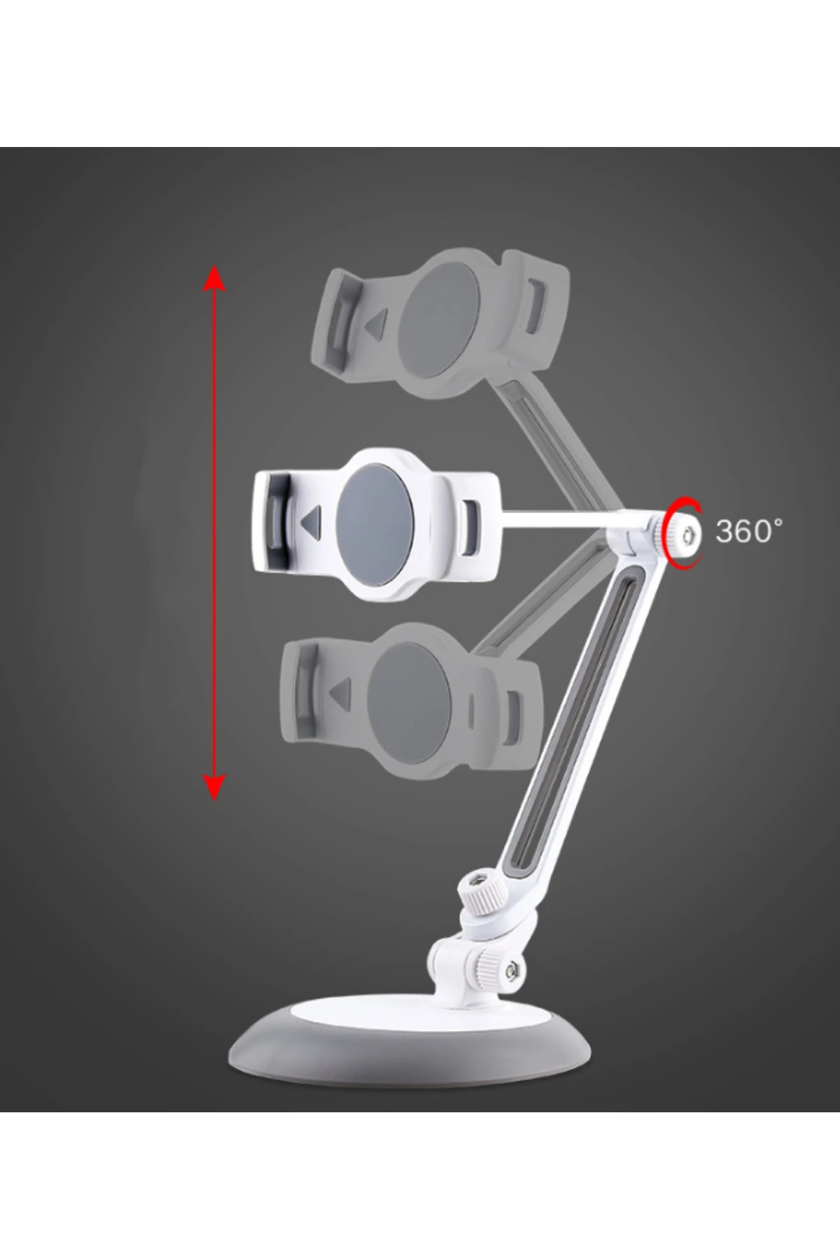 NXXA JHD-165 Masa Telefon - Tablet Tutucu-Beyaz