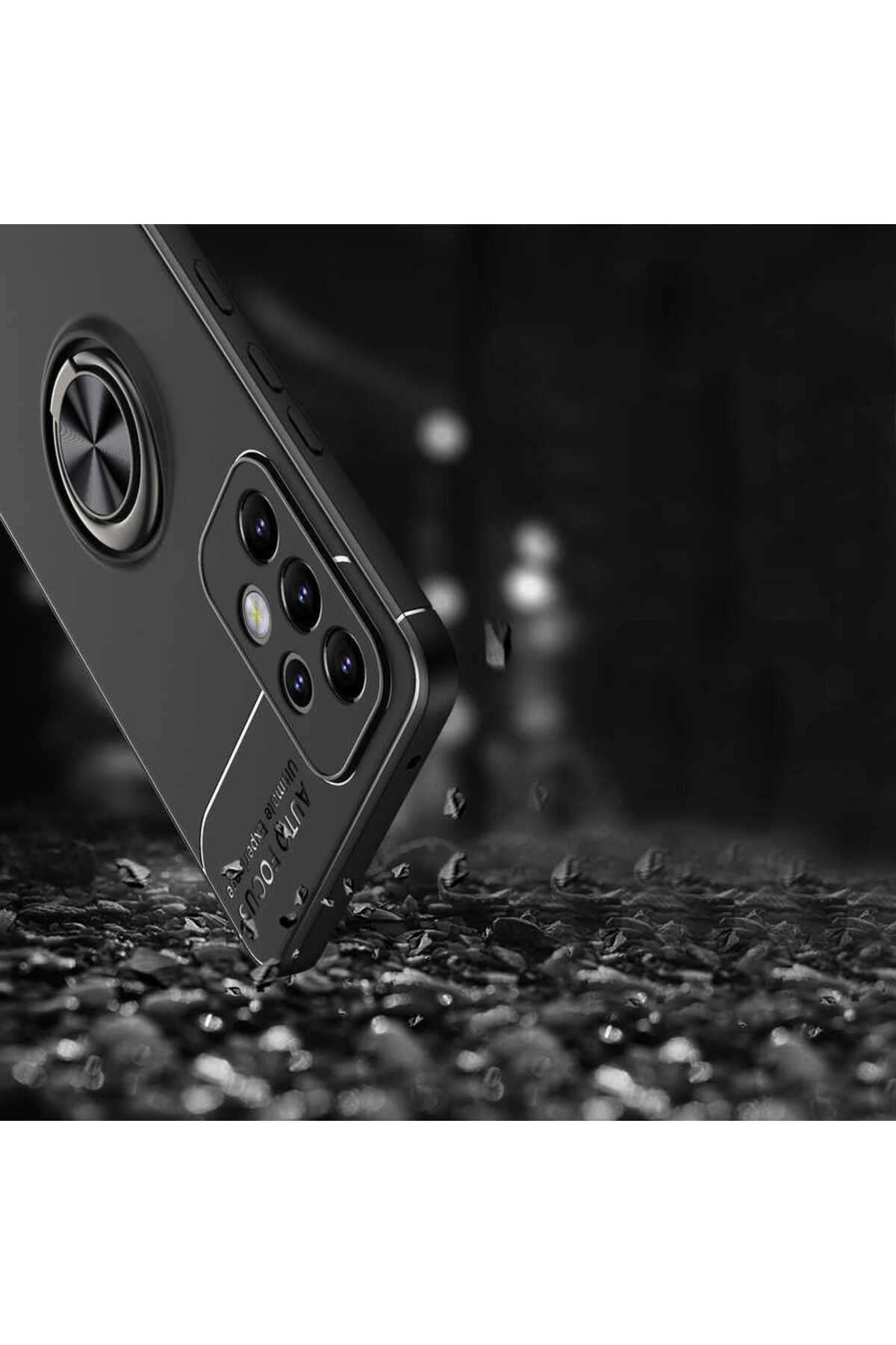 Galaxy A33 5G Kılıf OMSY Ravel Silikon Kapak - Siyah