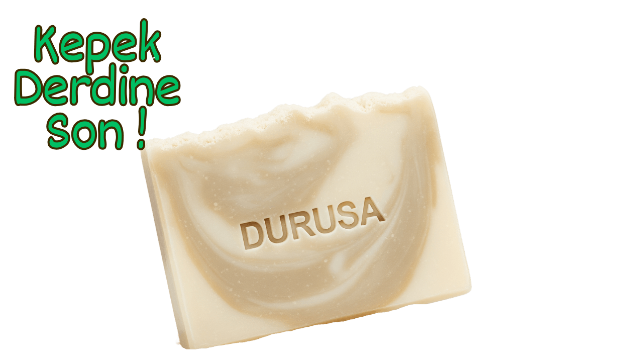 DURUSA %100 Doğal Pirinç Sabunu | Kepek Derdine Son | Parlak ve Sağlıklı Saçlar İçin | 120 gr Katkısız Bakım Sabunu