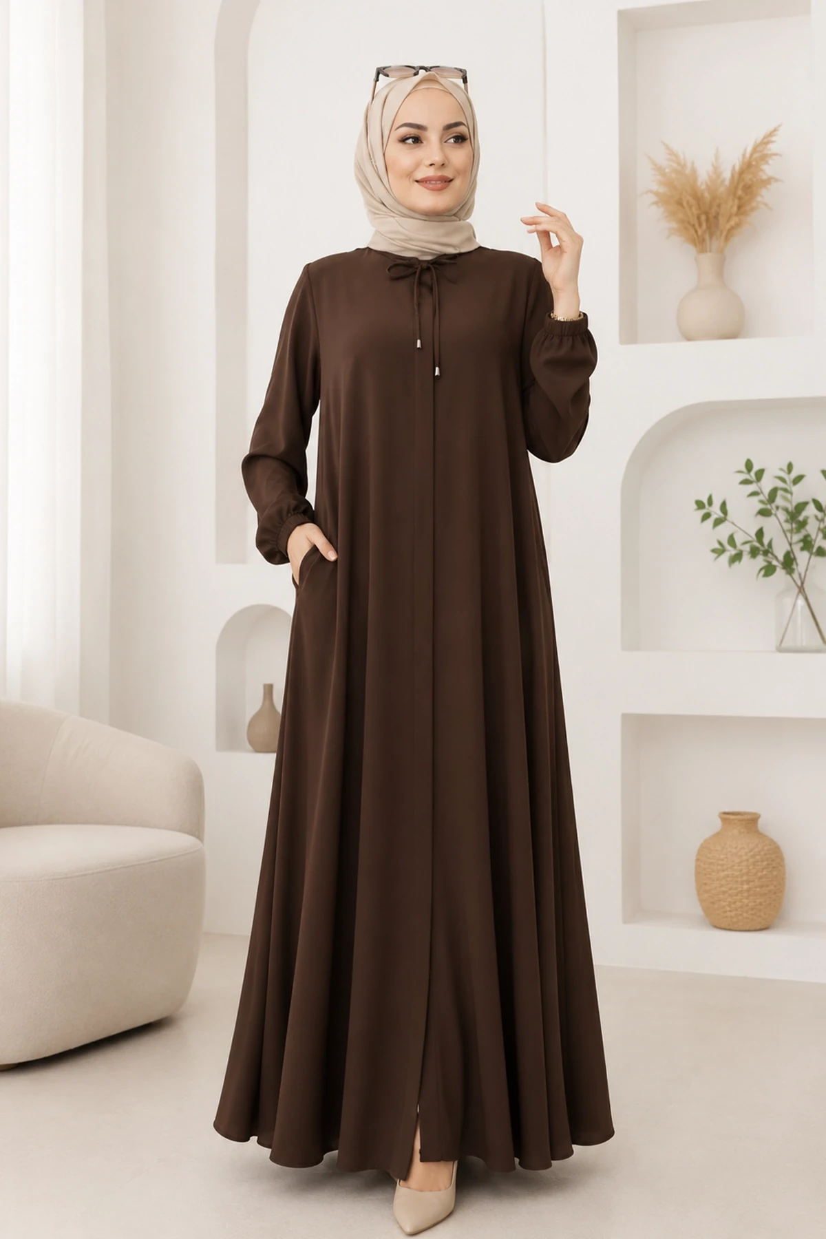 Yeni Mevlana Ferace Kahverengi