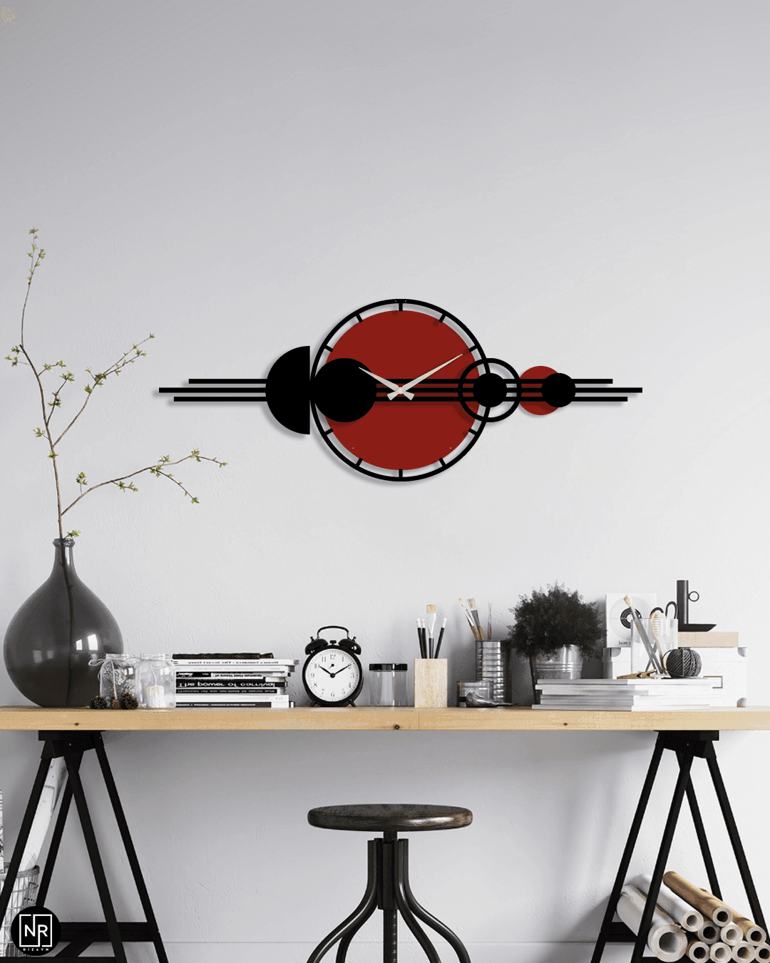 Solaria Metal Duvar Saati