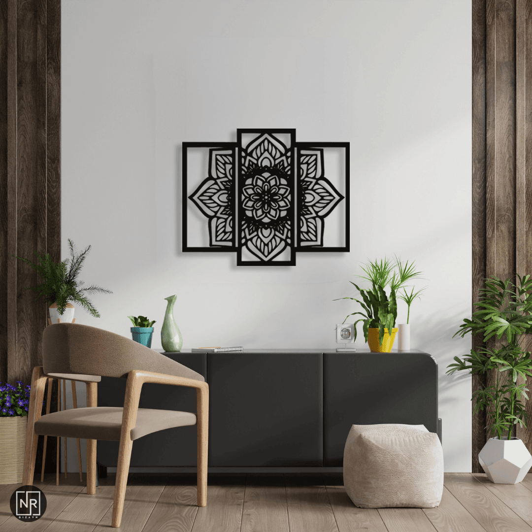 Dekoratif Metal Duvar Tablosu