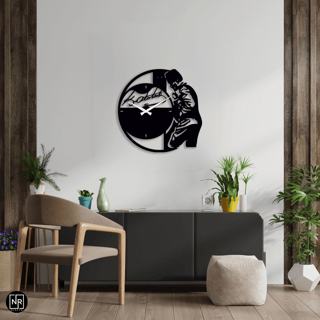 Dekoratif Metal Duvar Saati