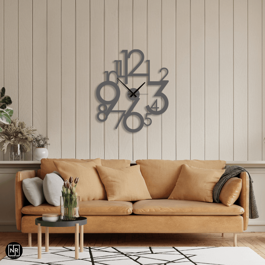 NeoWall Metal Duvar Saati