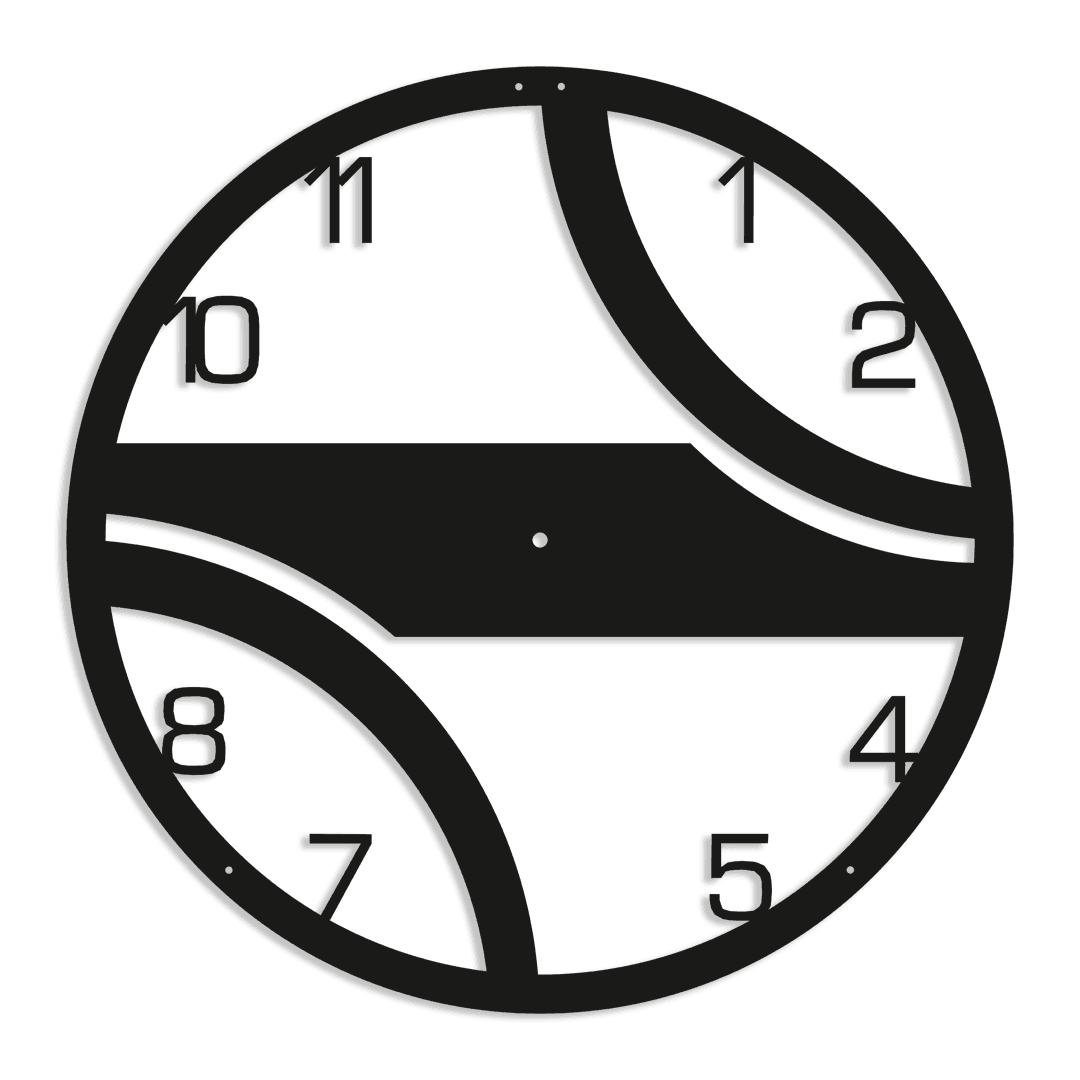 LineaTime Dekoratif Metal Duvar Saati