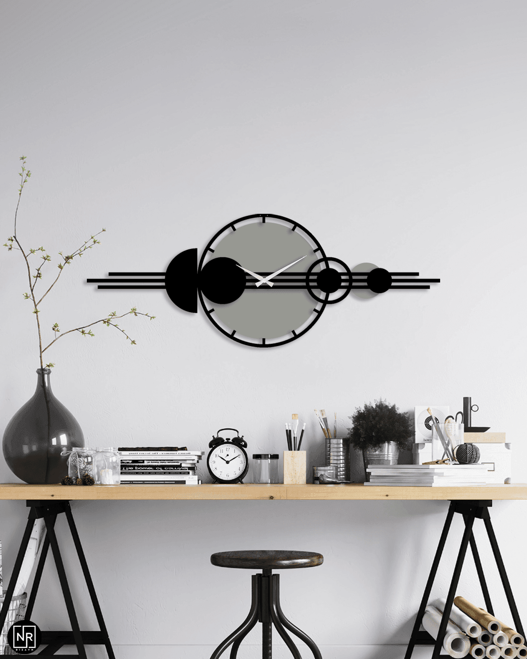 Solaria Metal Duvar Saati