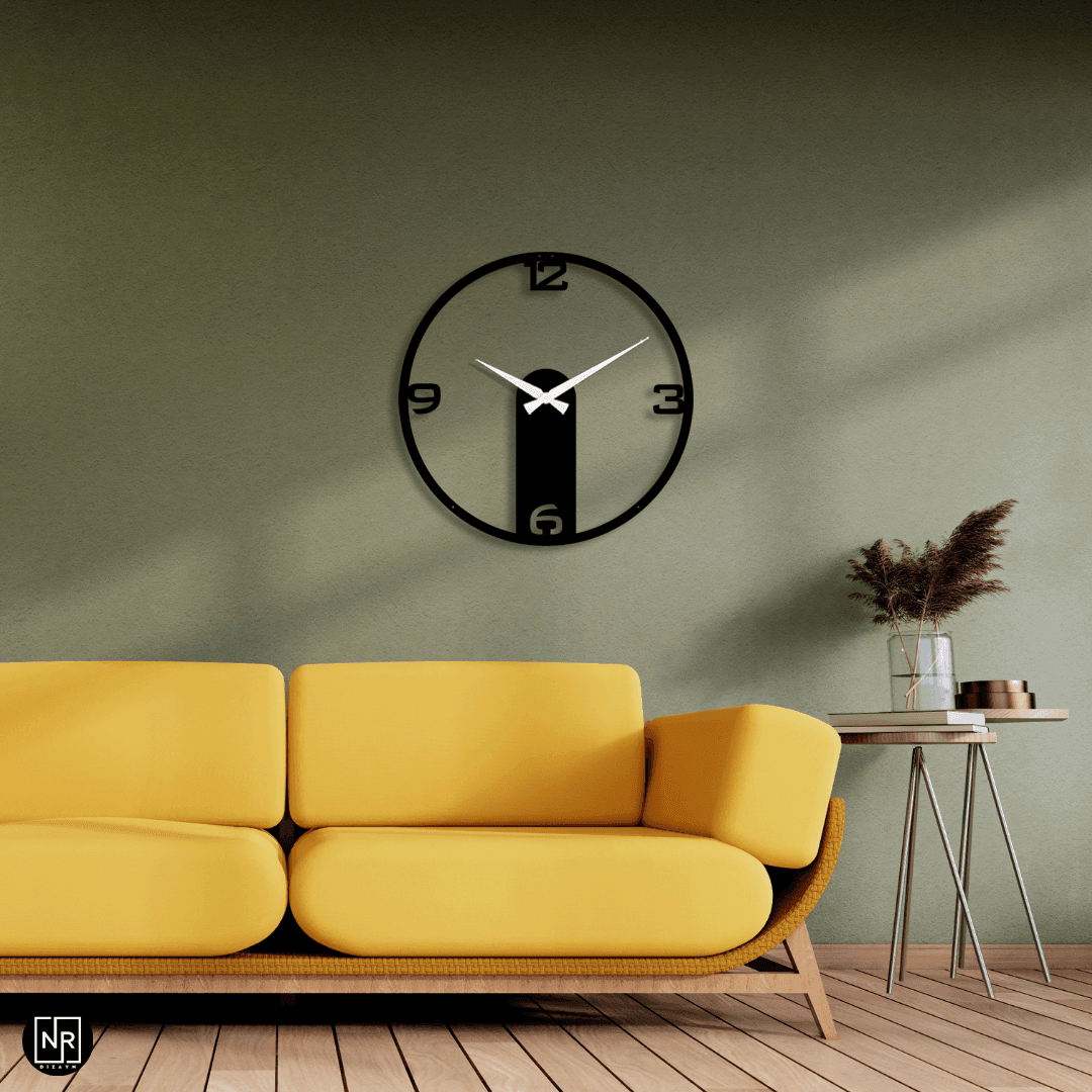 CoreTick Dekoratif Metal Duvar Saati